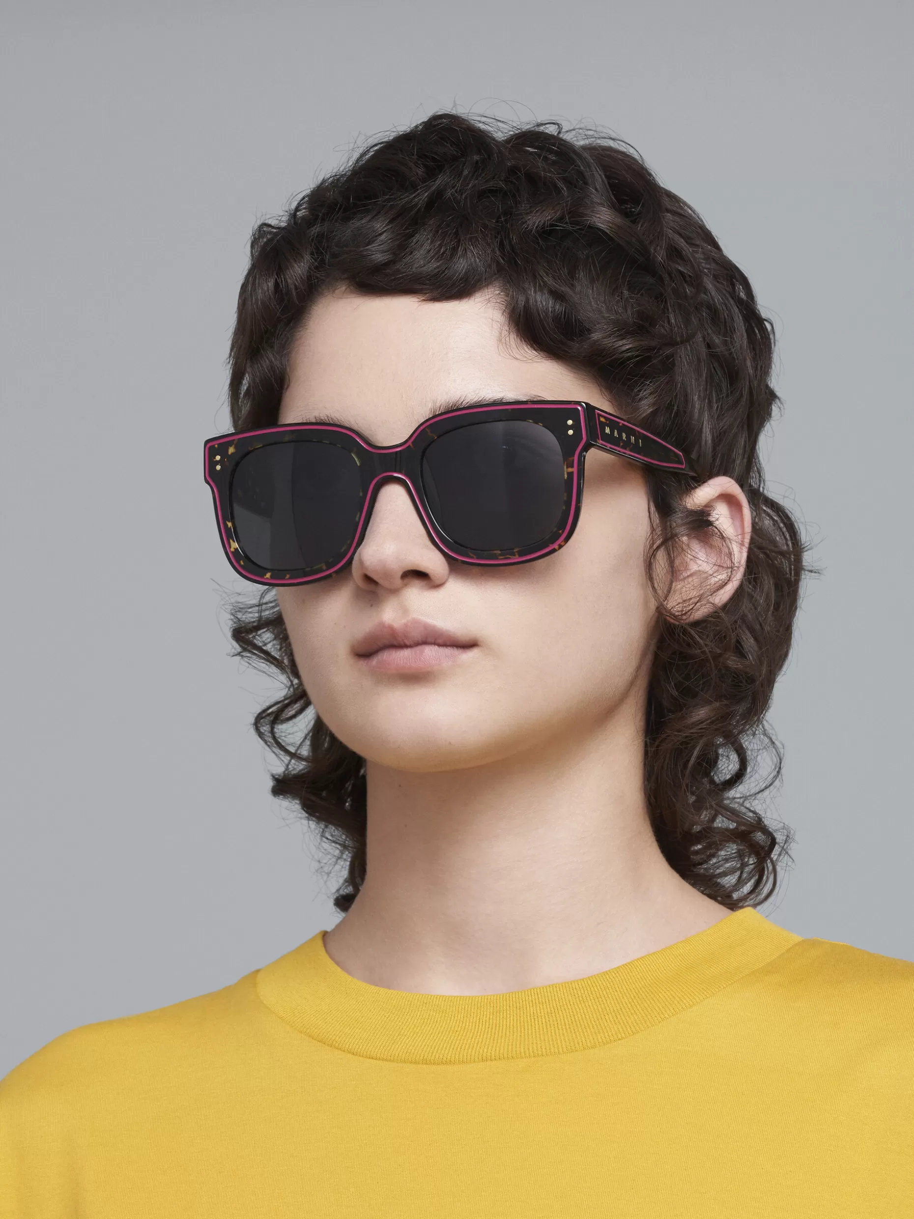 Women Marni Animal Print Acetate Li River Sunglasses