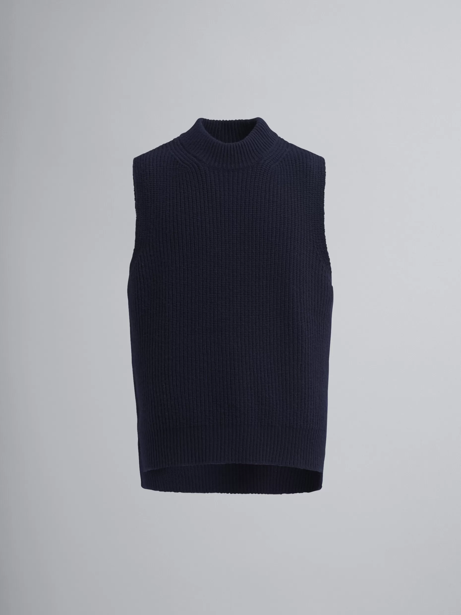 Men Marni Asymmetric Carded Wool Vest