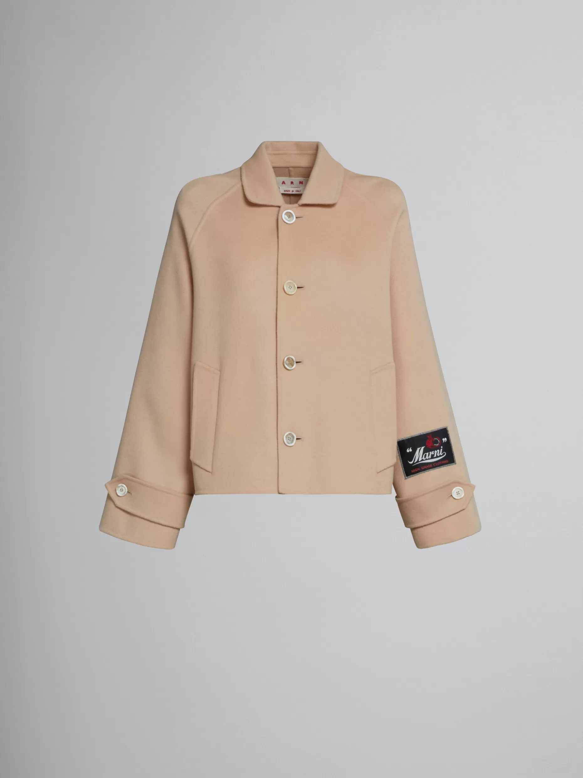 Women Marni Beige Jacket In Wool And Cashmere