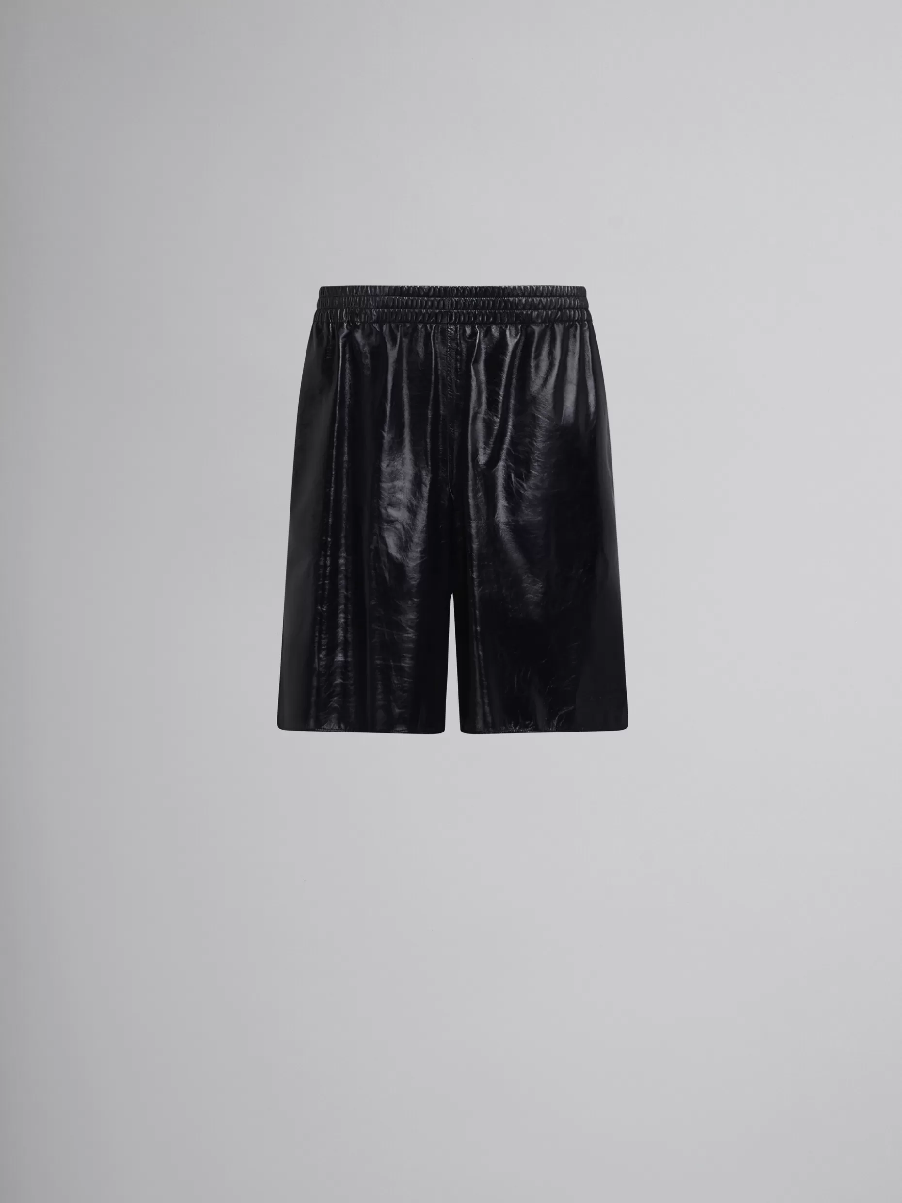 Men Marni Bermuda Shorts In Ultralight Naplak Leather