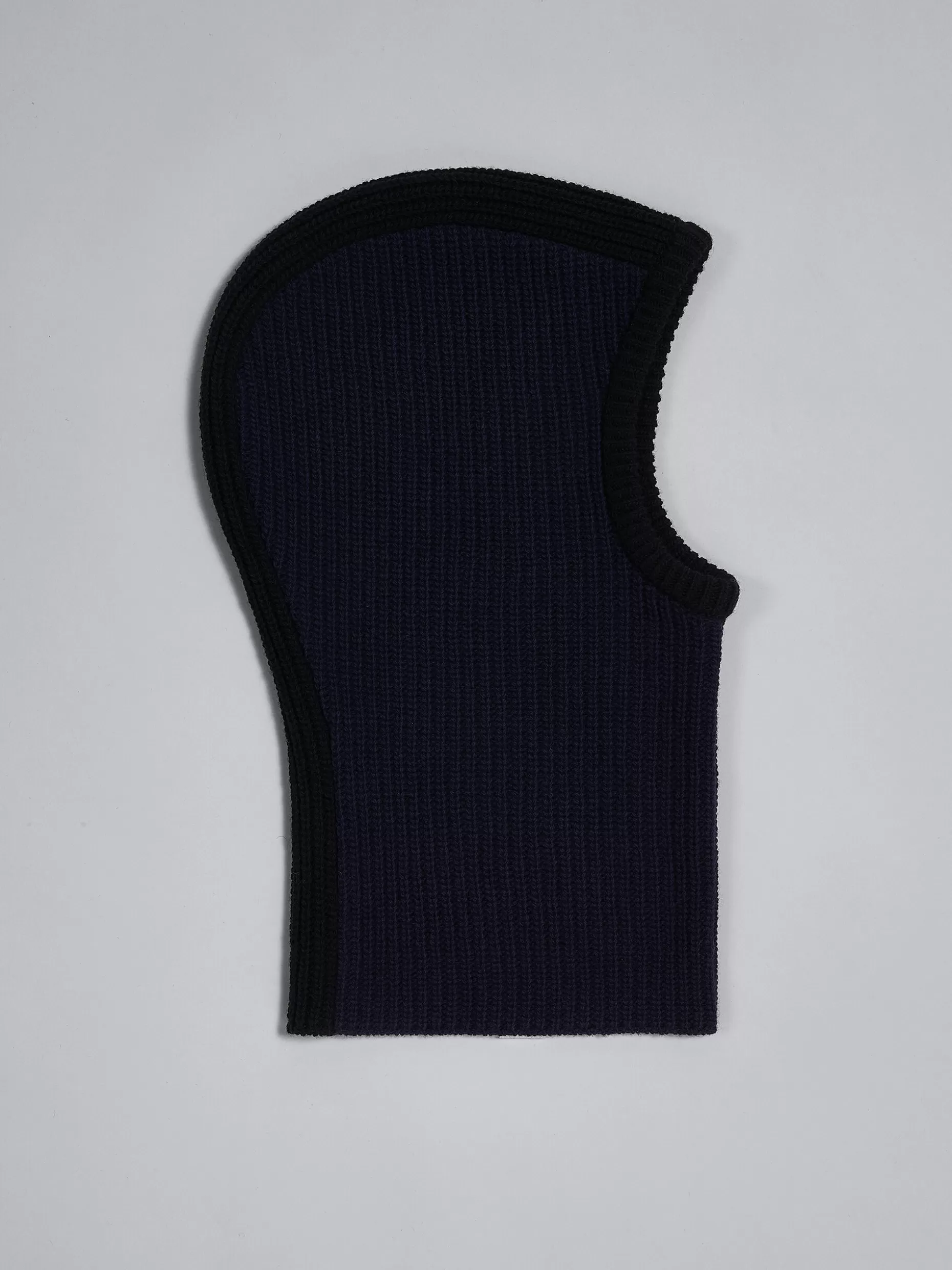 Women Marni Blue Shetland Wool Balaclava