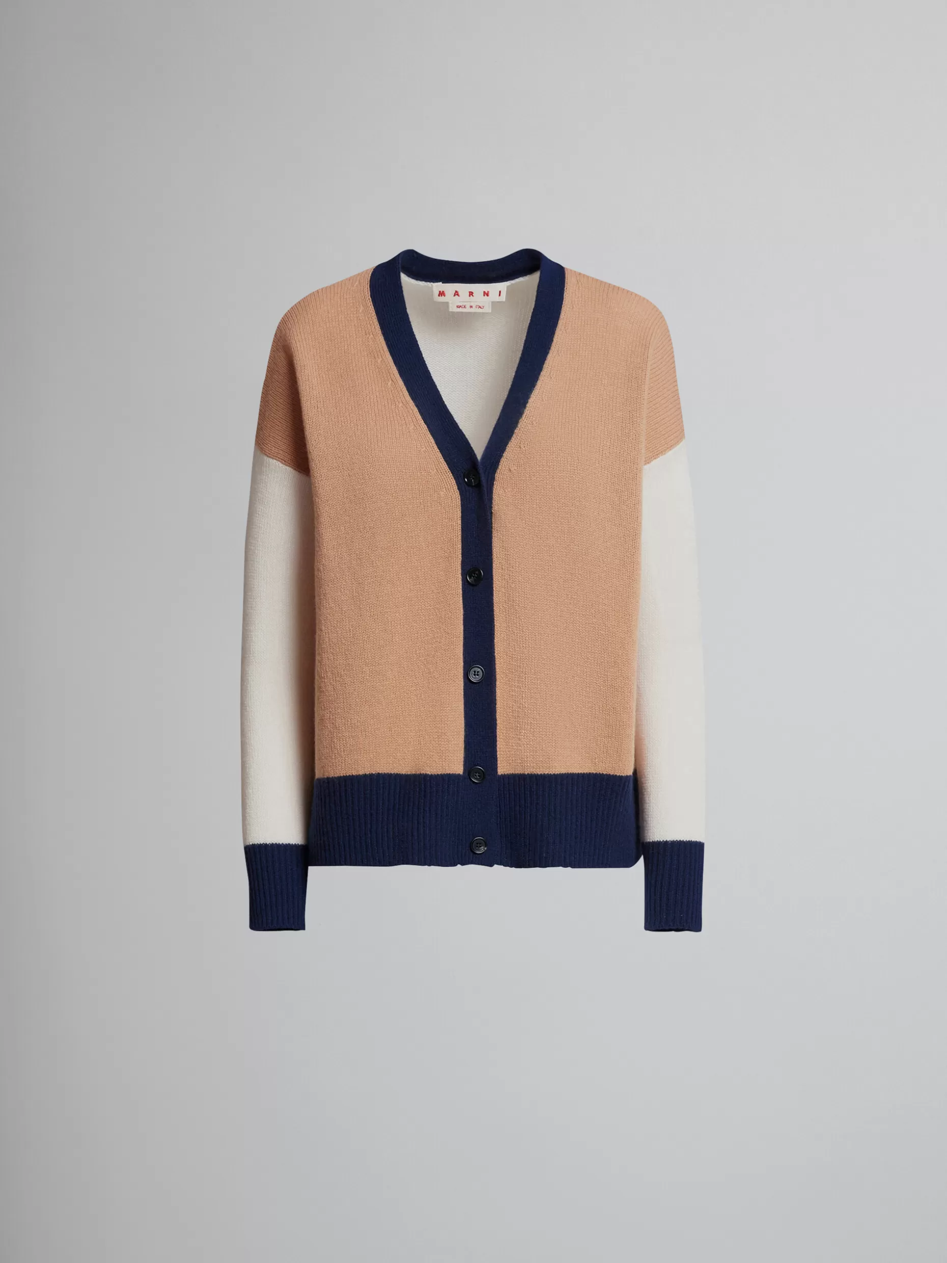 Women Marni Colorblock Cashmere Cardigan