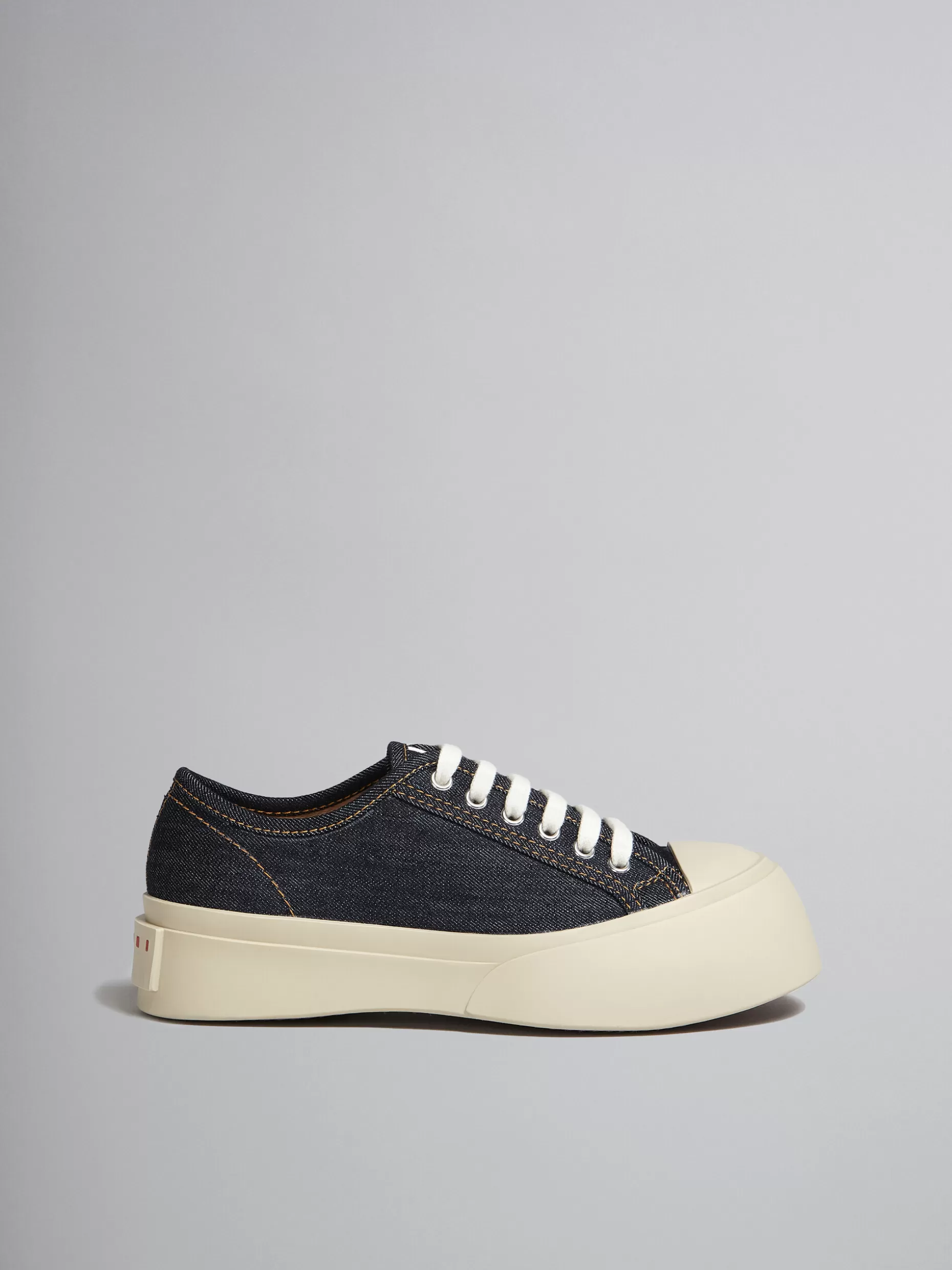 Women Marni Denim Pablo Lace-Up Sneaker