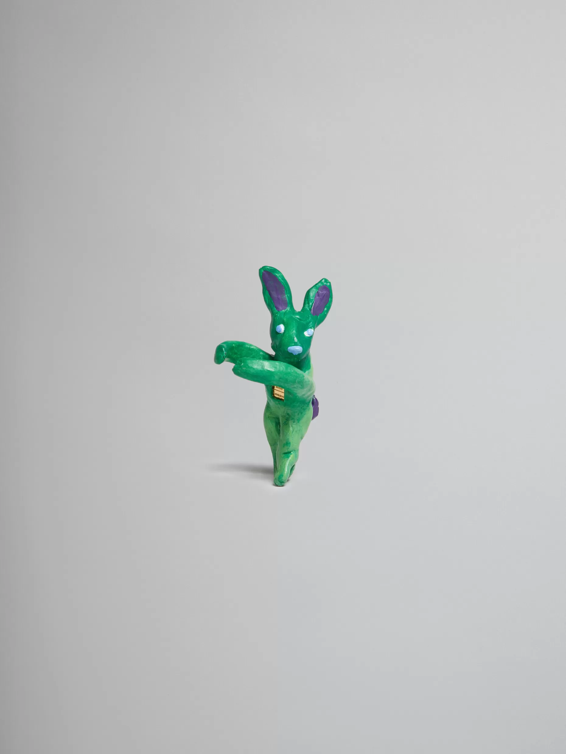 Women Marni Green Resin Rabbit Ring