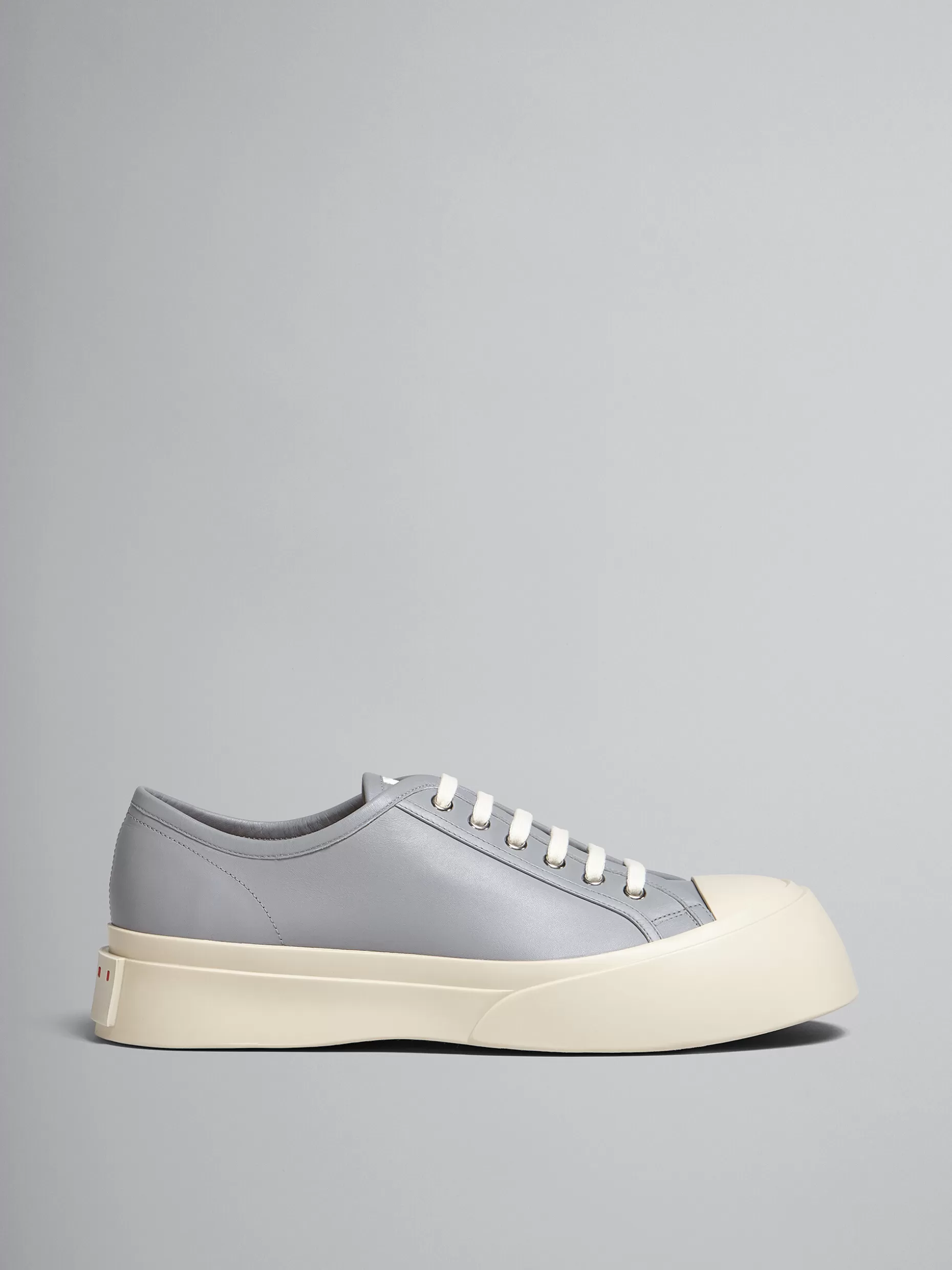 Men Marni Grey Nappa Leather Pablo Sneaker