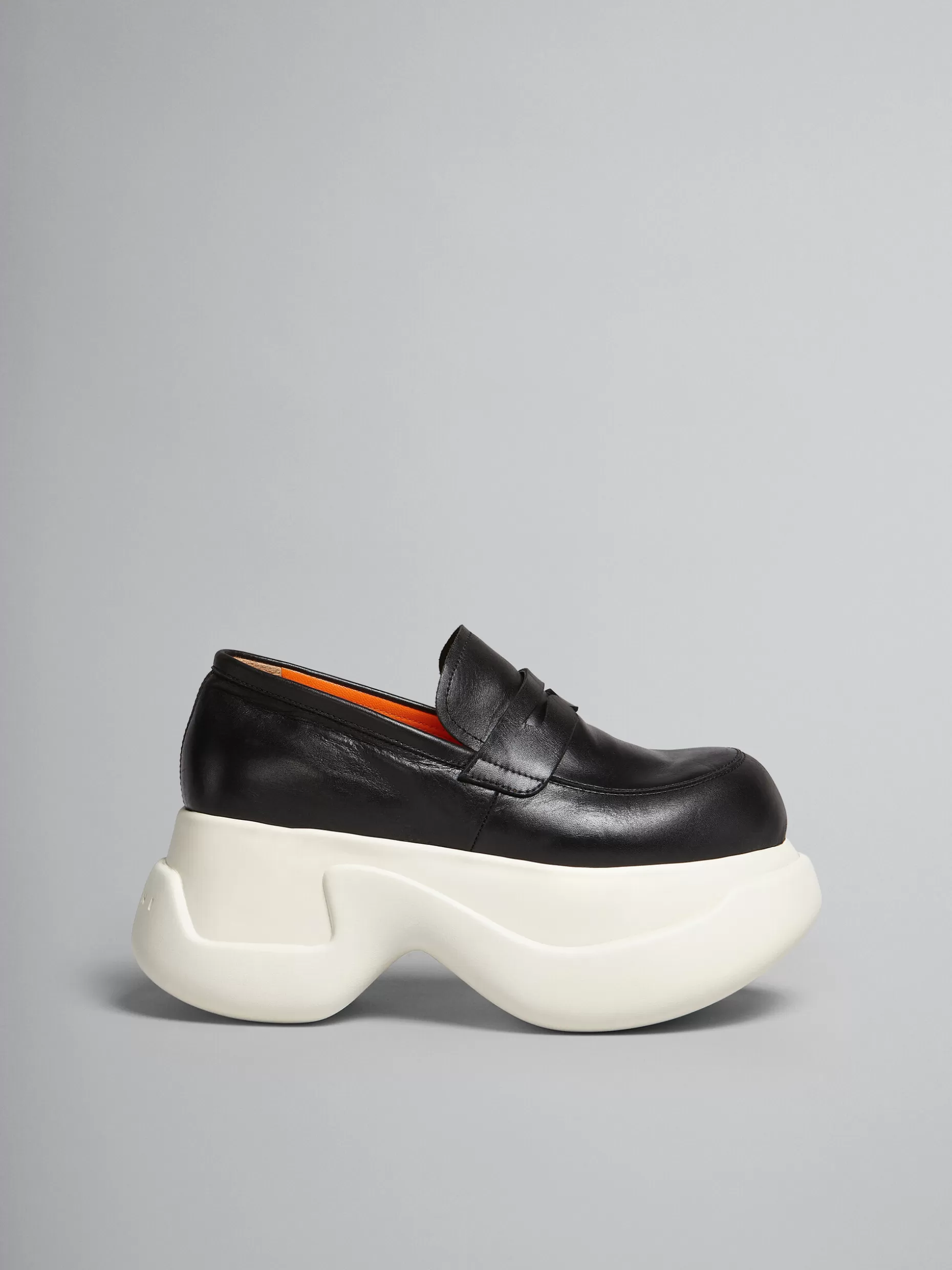 Women Marni Leather Aras 23 Chunky Mocassin