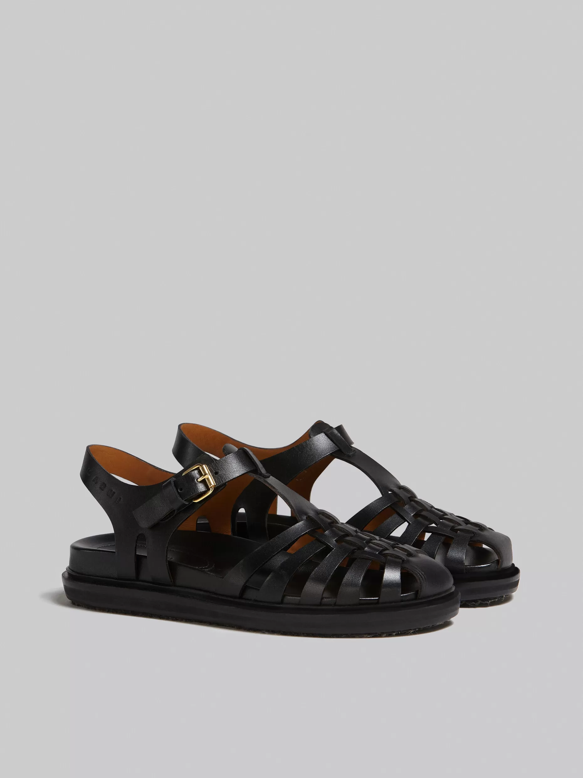 Women Marni Leather Fisherman'S Sandal