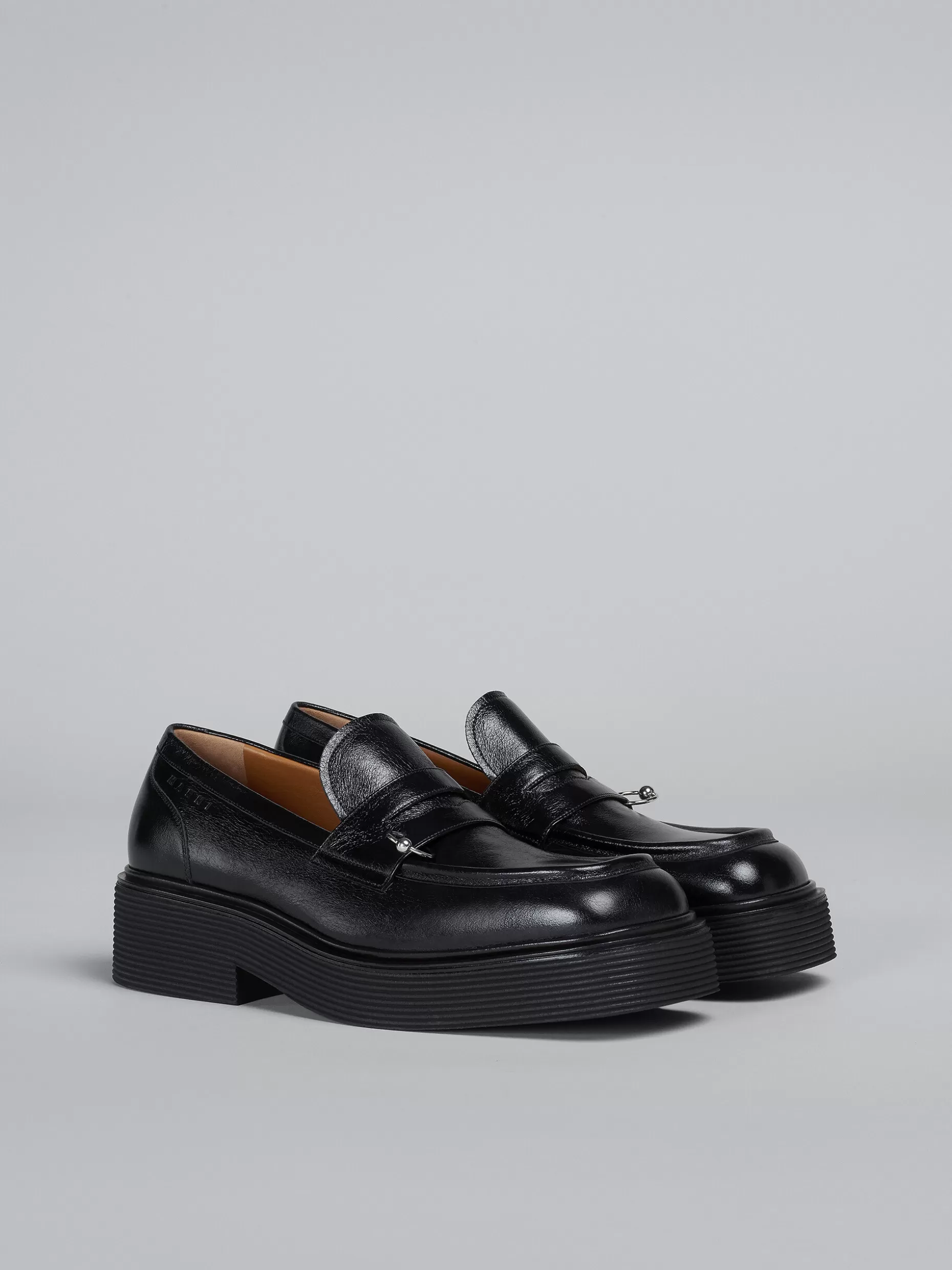 Women Marni Leather Moccasin