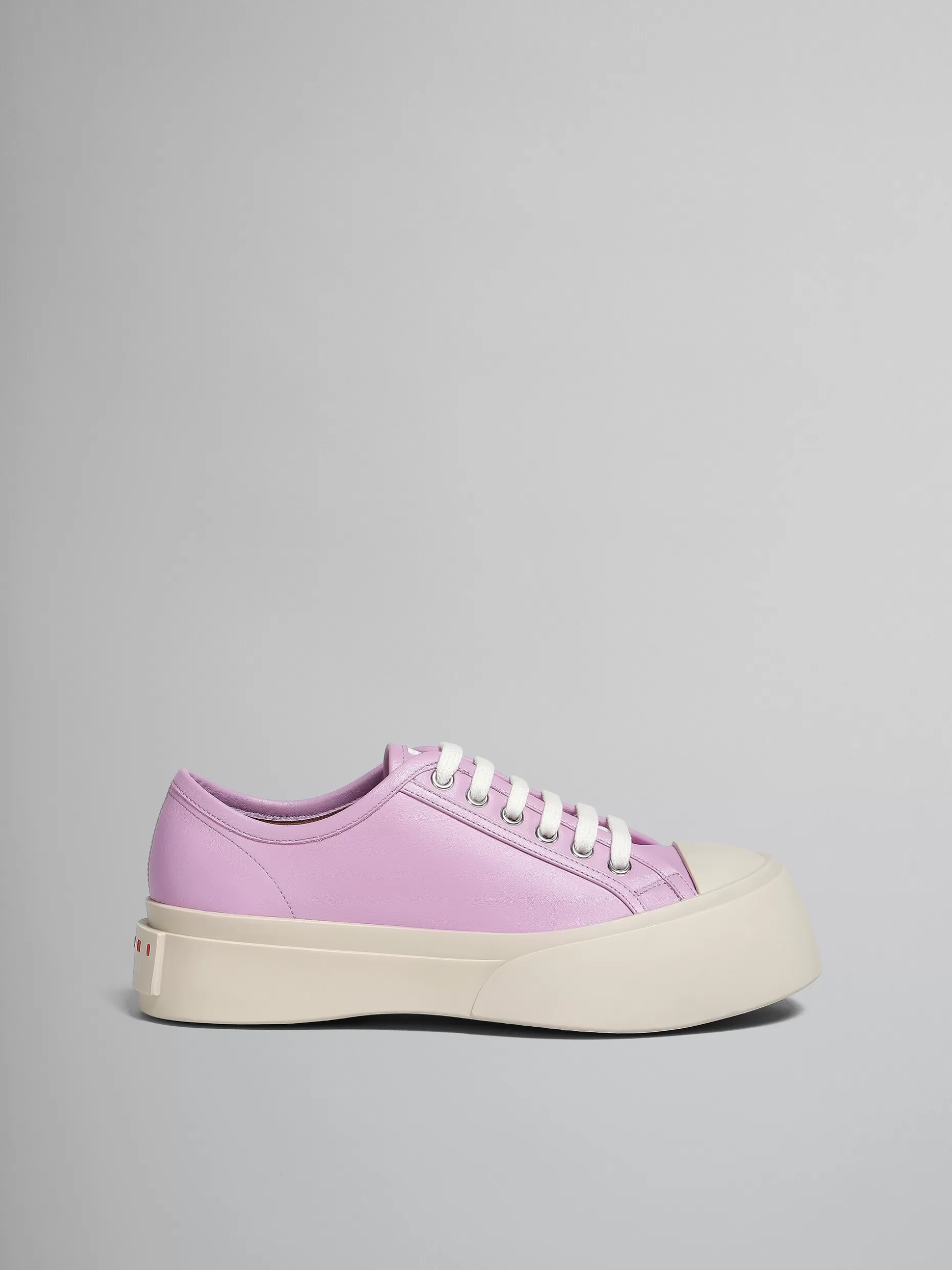 Women Marni Lilac Nappa Leather Pablo Lace-Up Sneaker