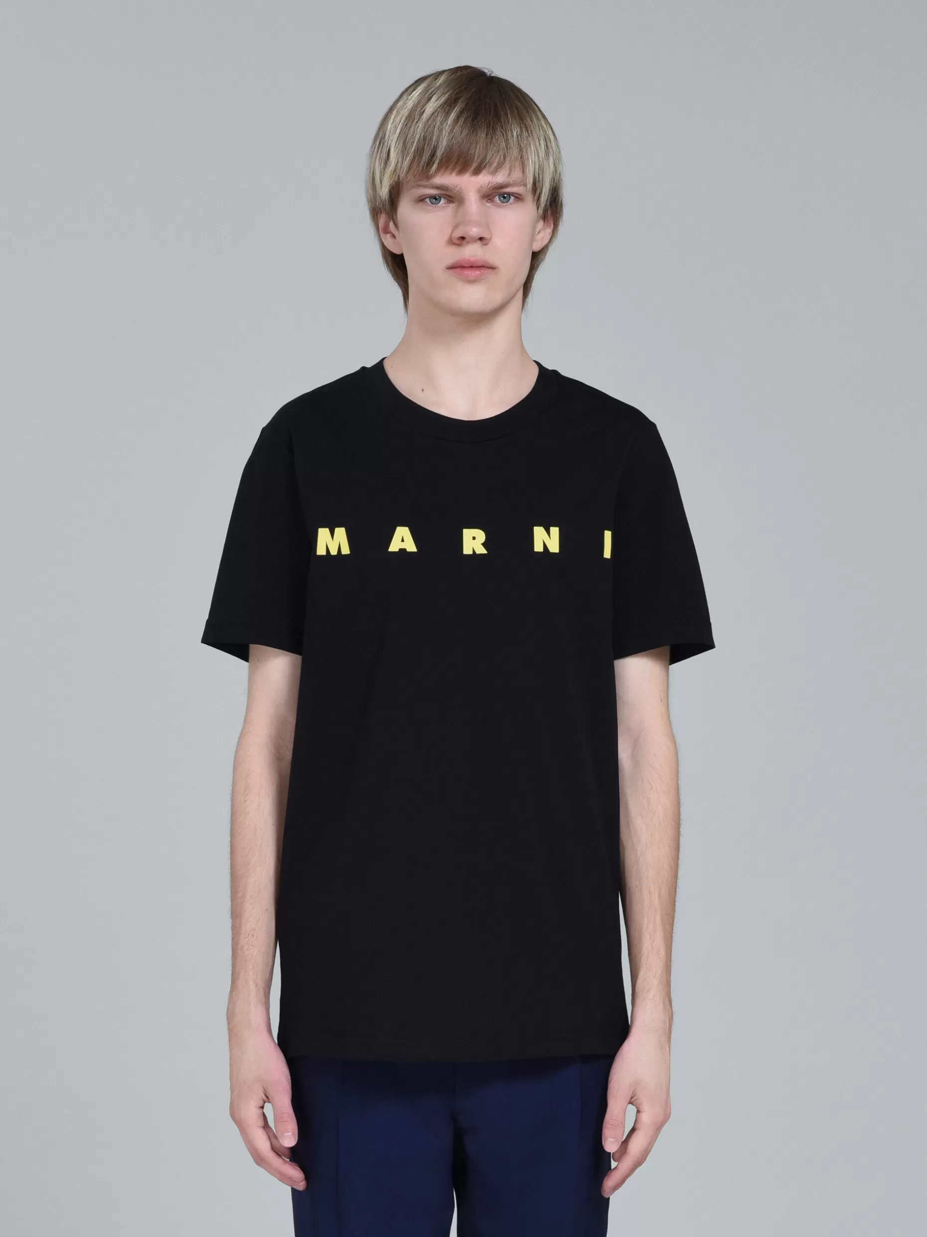 Men Marni Logo Print T-Shirt