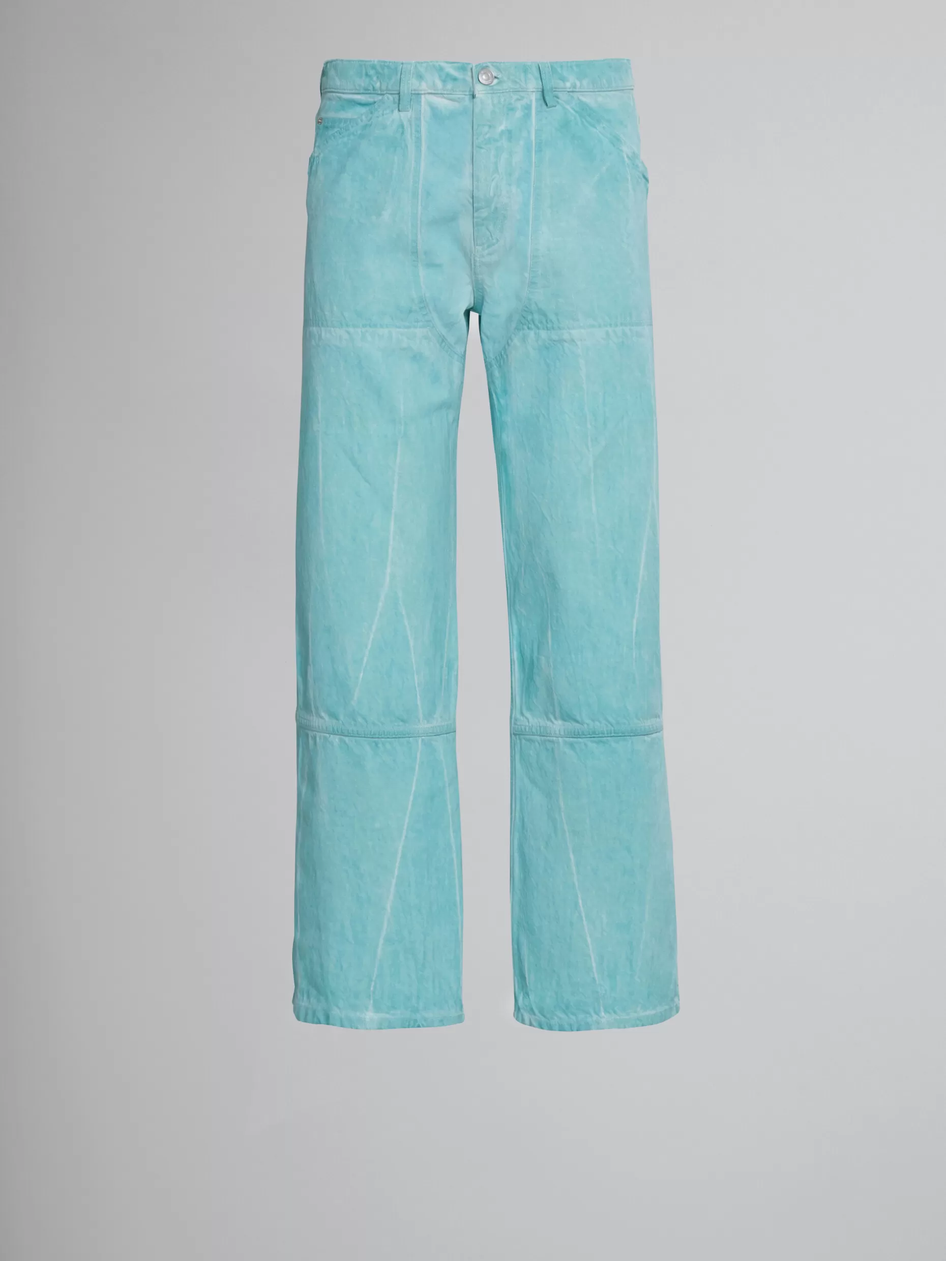 Men Marni Loose Trousers Incotton Drill