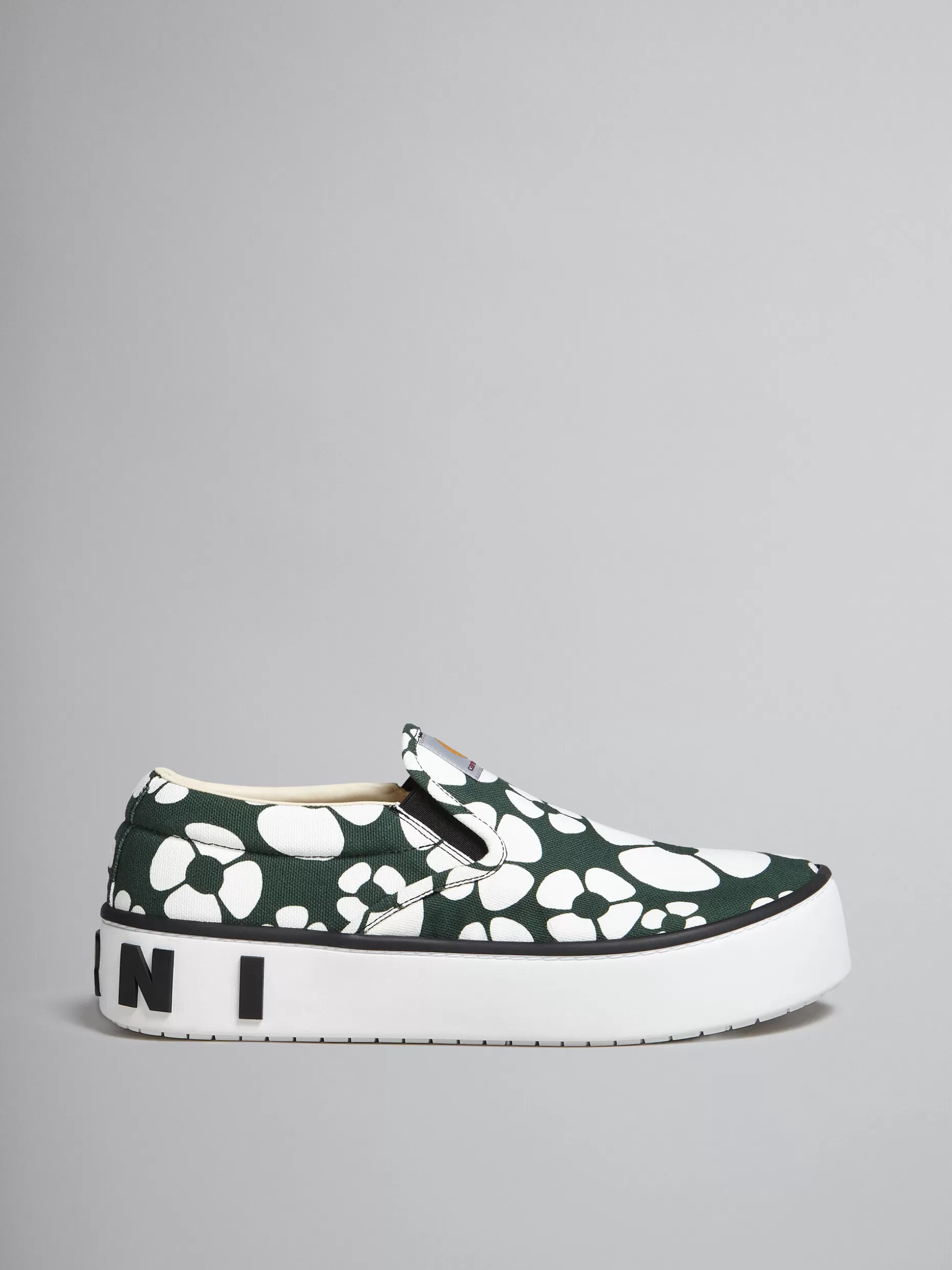 Men Marni X Carhartt Wip - Green Slip-On Sneakers