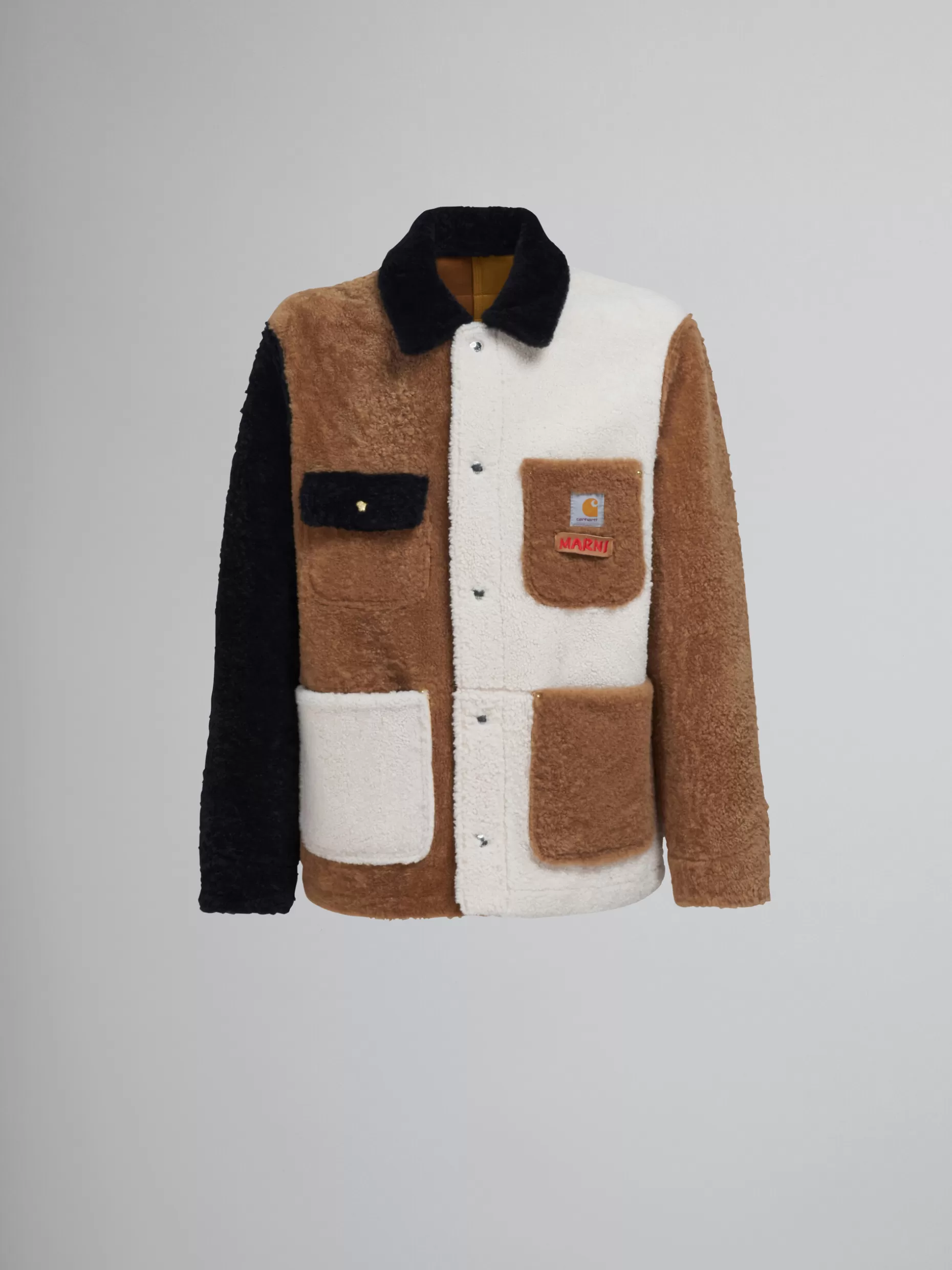 Men Marni X Carhartt Wip - Shearling Reversible Jacket