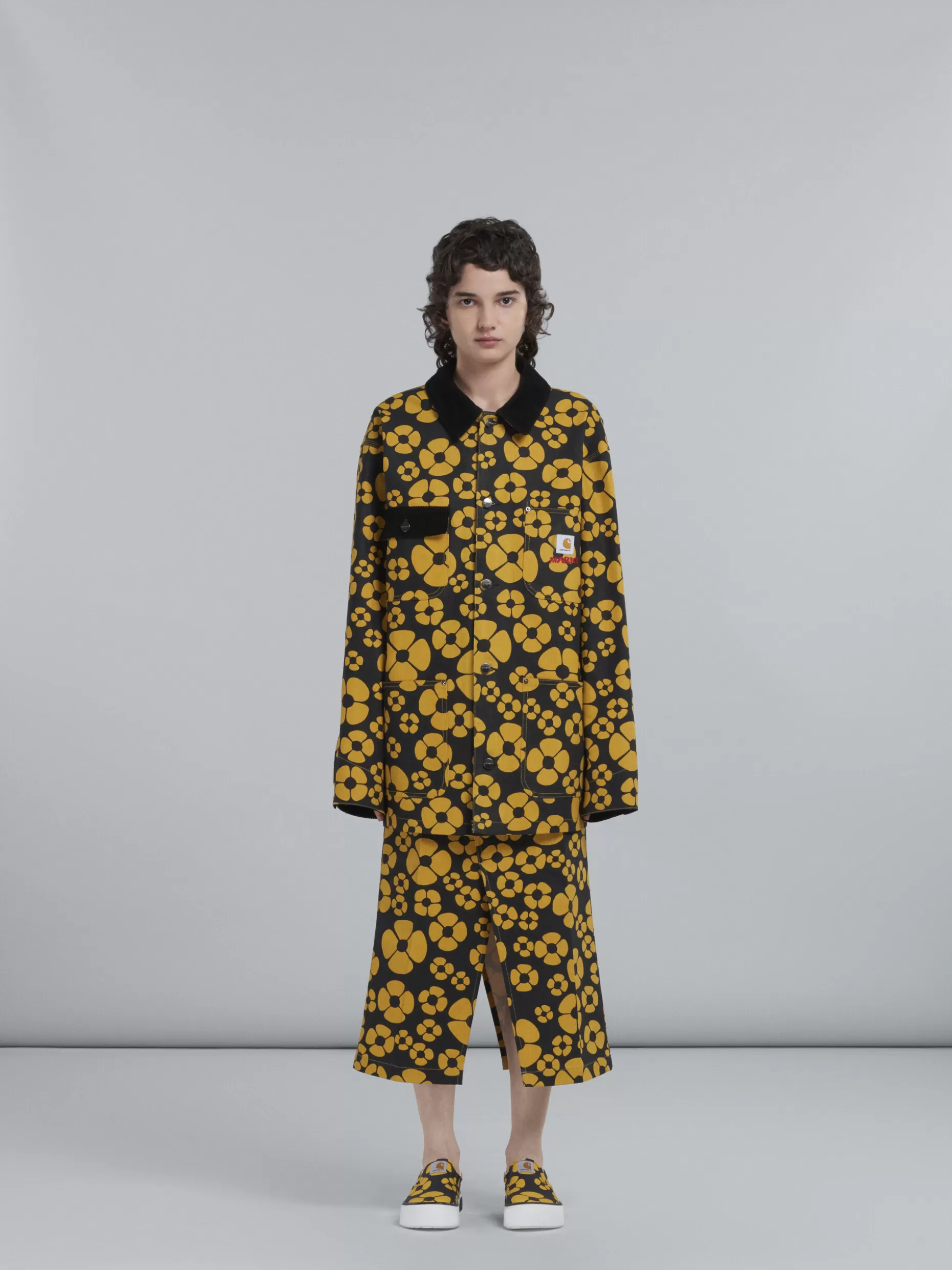 Women Marni X Carhartt Wip - Yellow Oversized Jacket