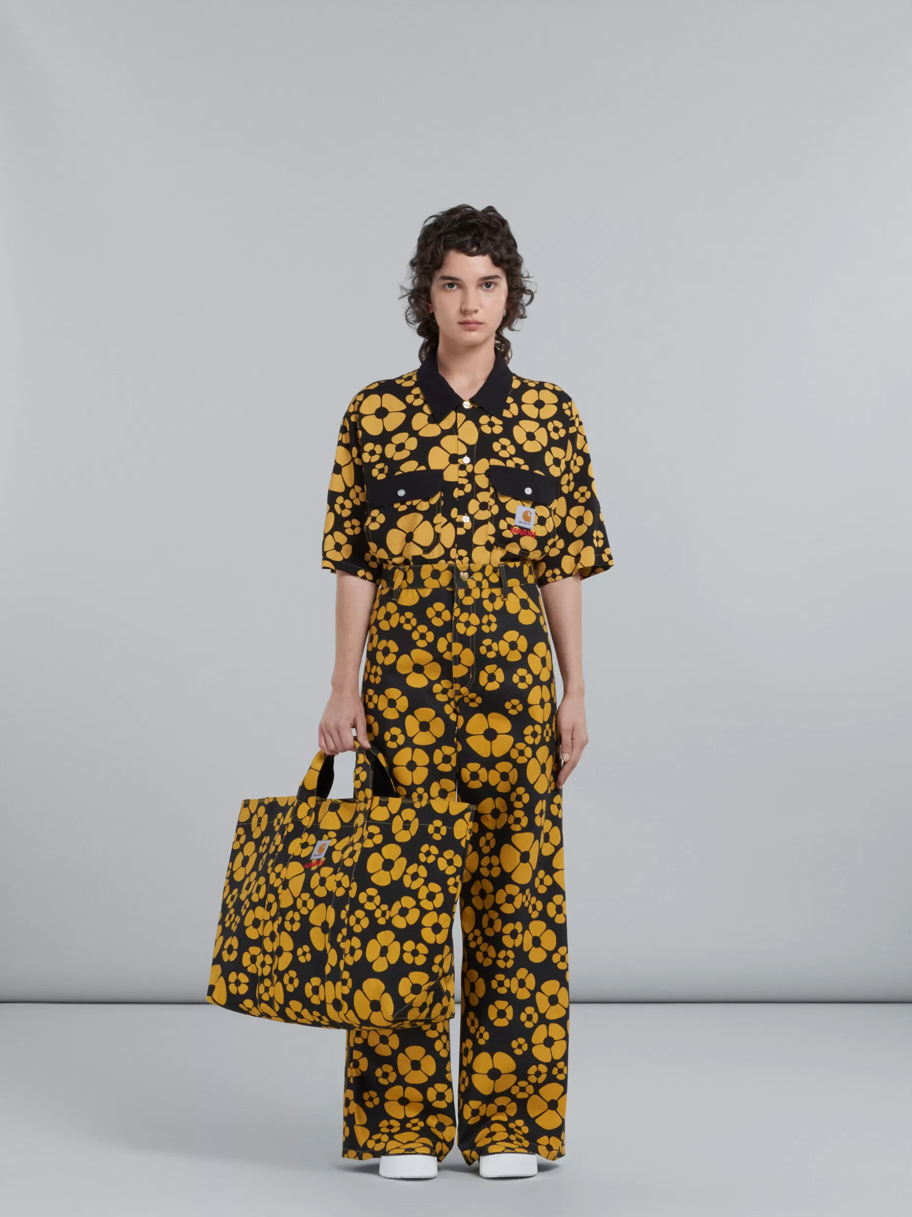 Women Marni X Carhartt Wip - Yellow Shopper