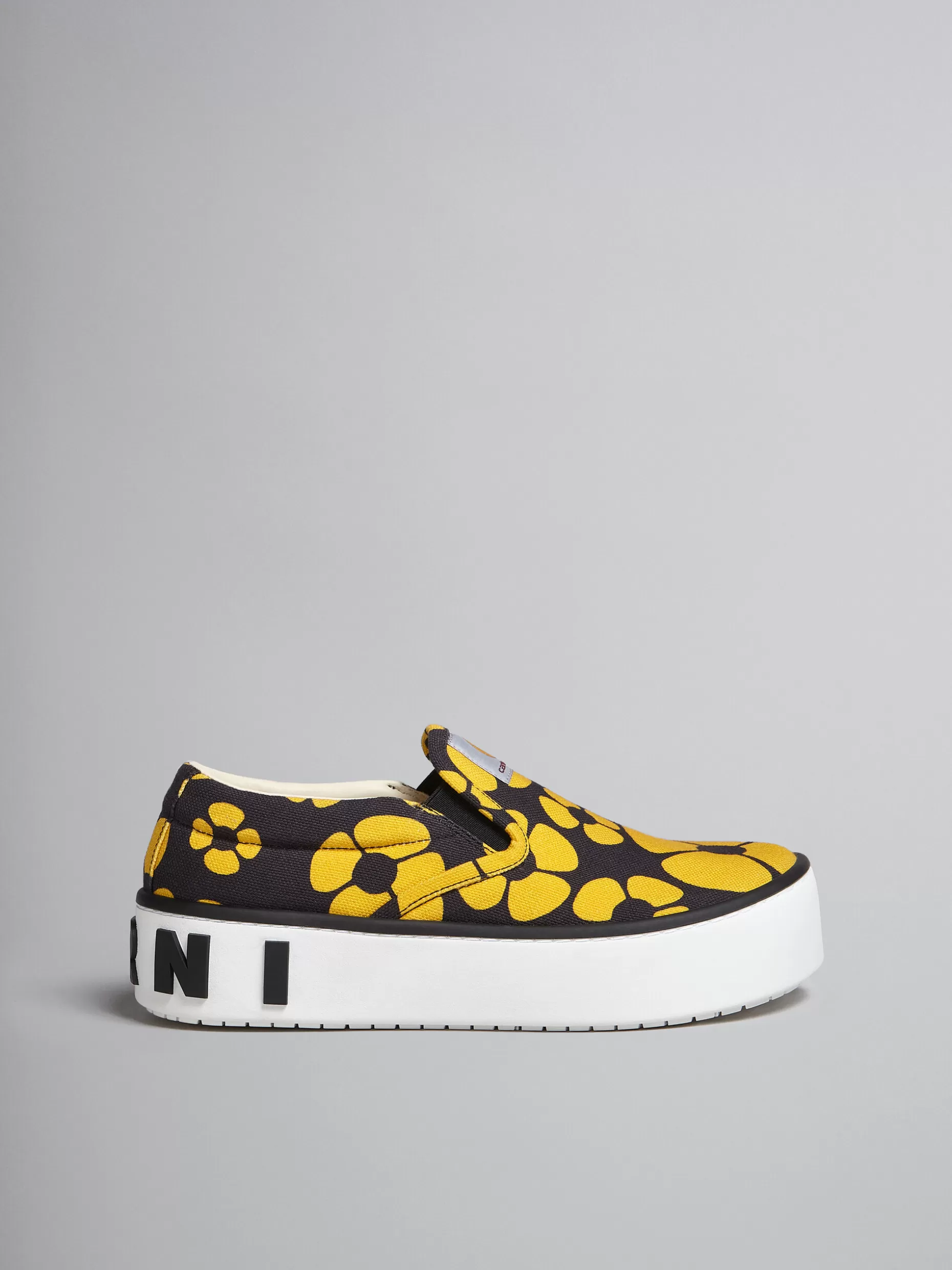 Women Marni X Carhartt Wip - Yellow Slip-On Sneakers