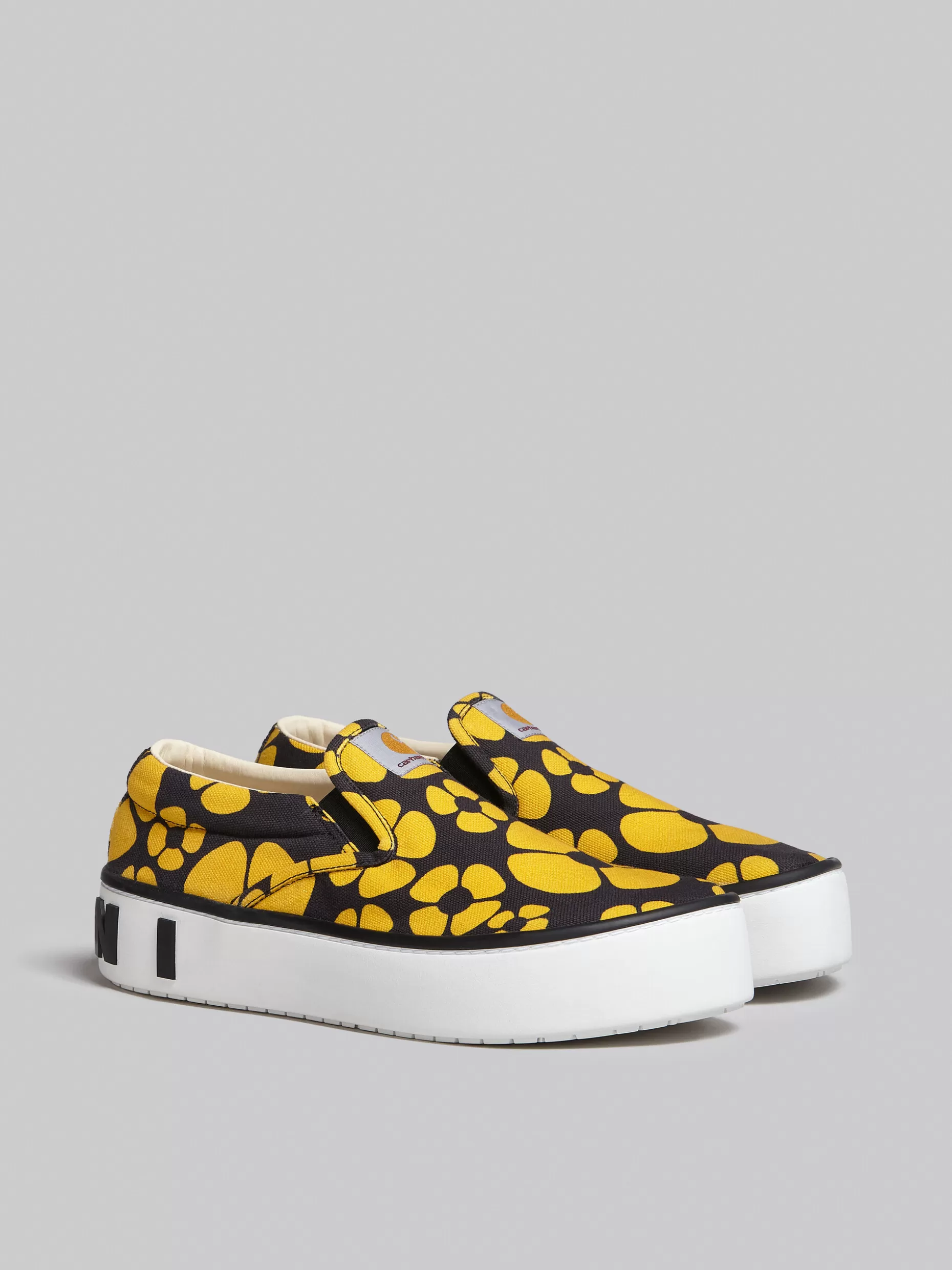 Men Marni X Carhartt Wip - Yellow Slip-On Sneakers