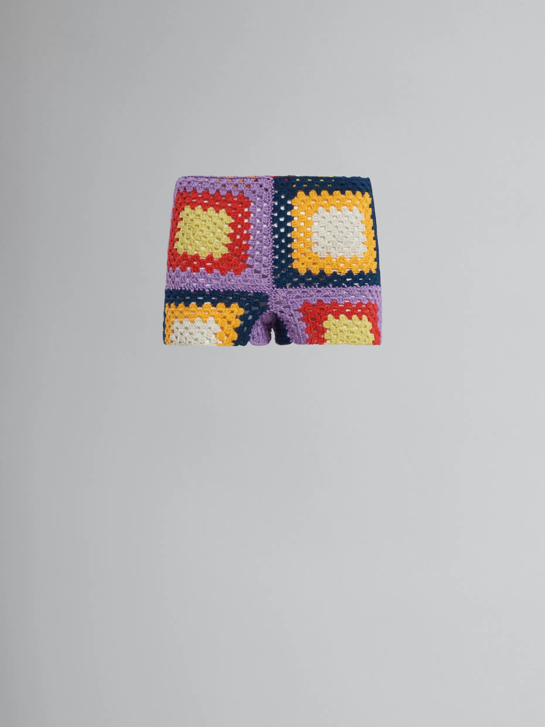 Women Marni X No Vacancy Inn - Multicolour Cotton-Knit Shorts