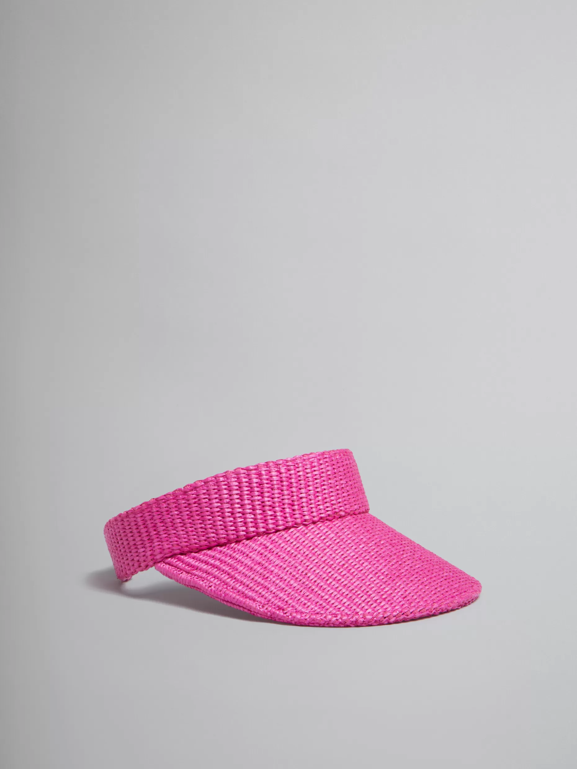 Women Marni X No Vacancy Inn -Visor In Raffia Fabric