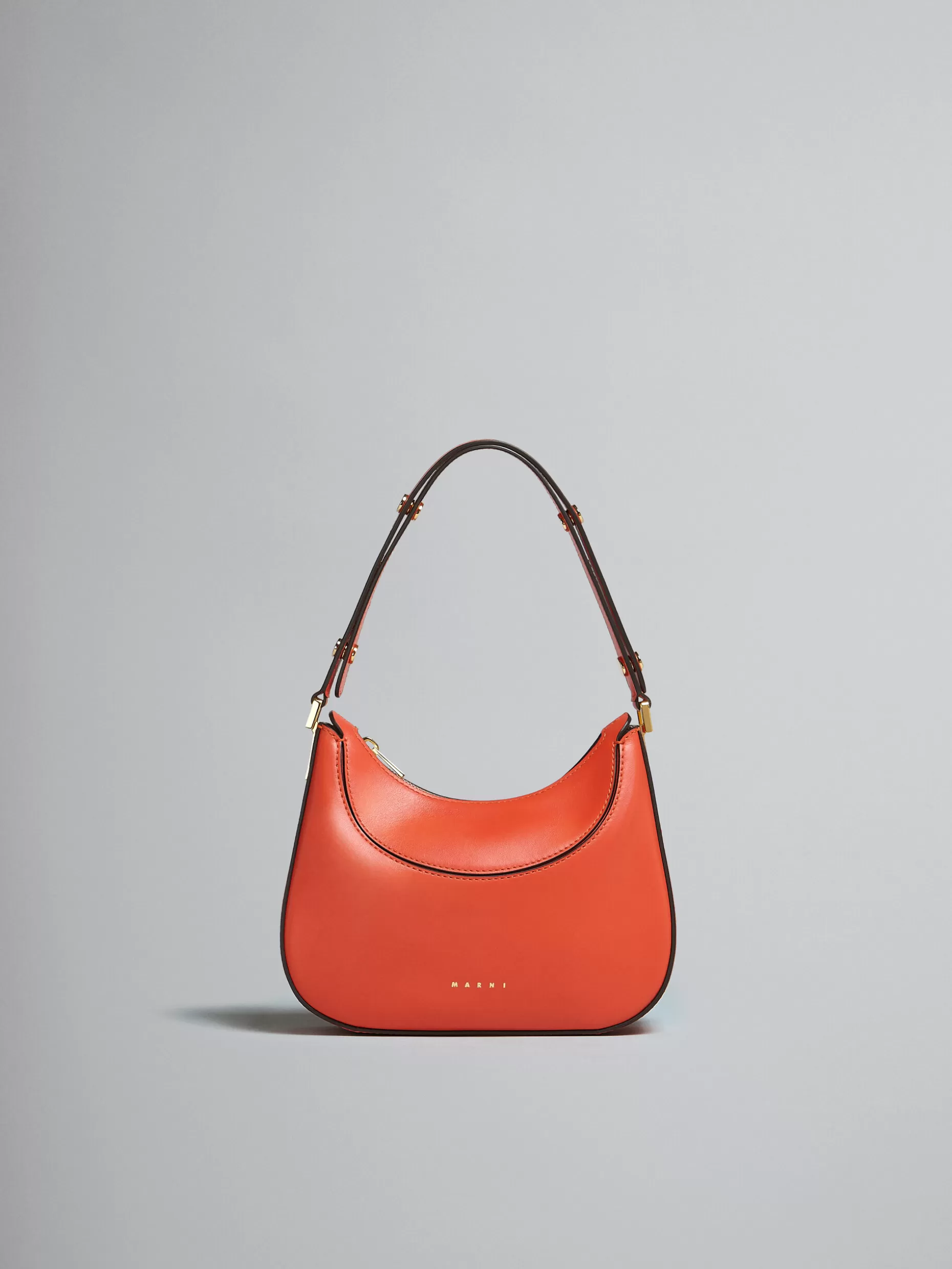 Women Marni Milano Mini Bag In Orange Leather