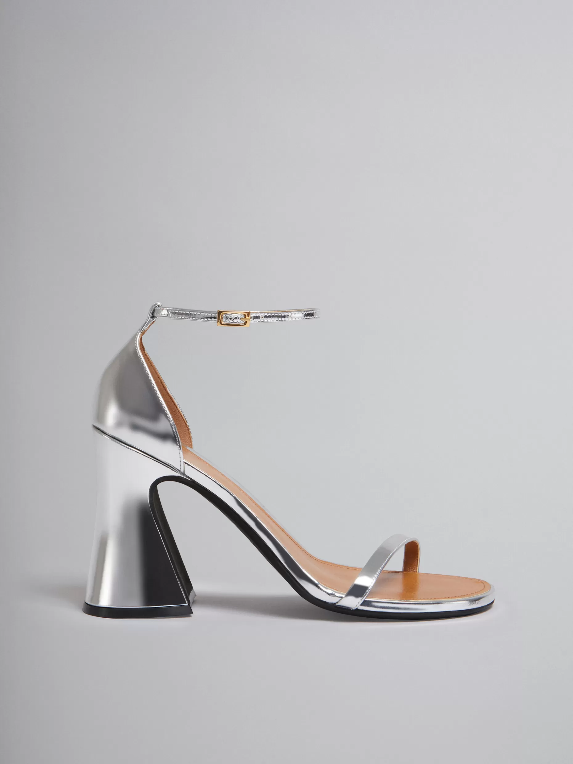 Women Marni Mirrored Leather Sandal