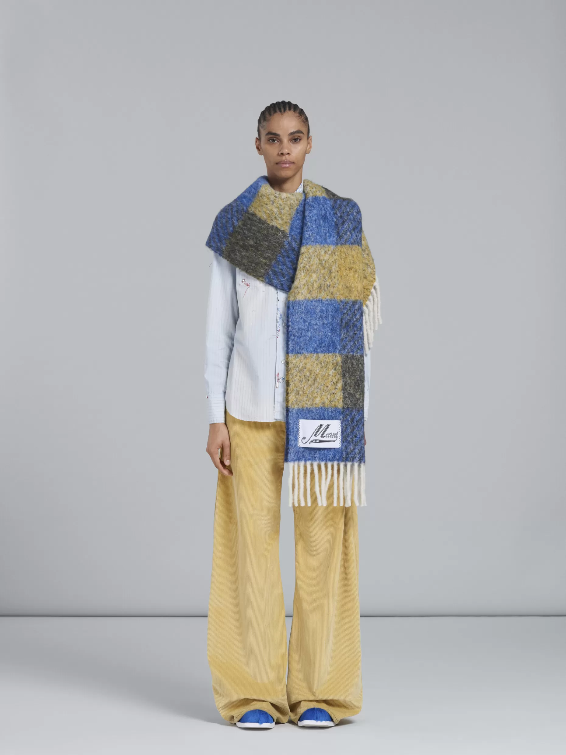 Women Marni Multicolor Mohair Scarf