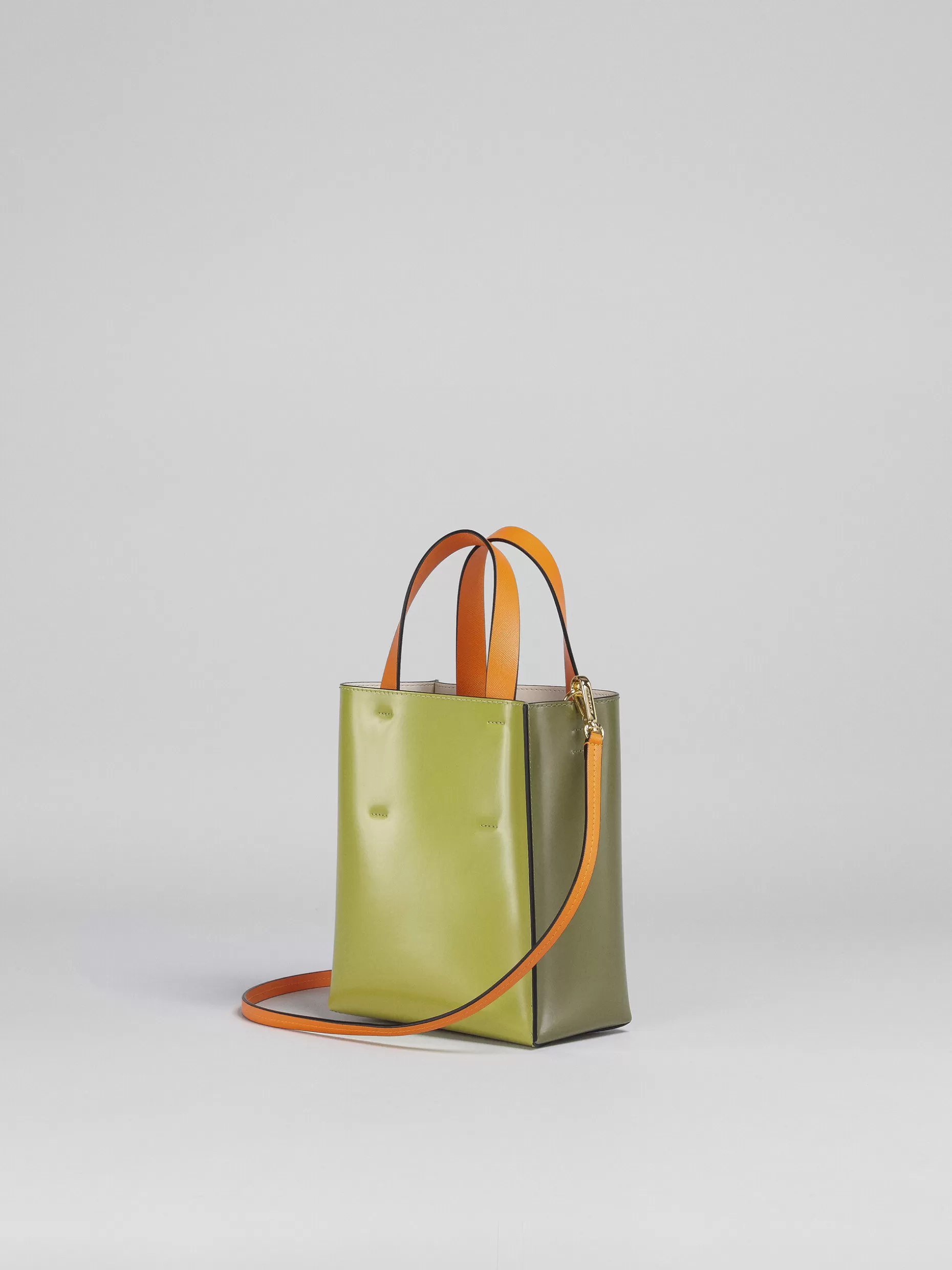 Women Marni Museo Mini Bag In Green Leather