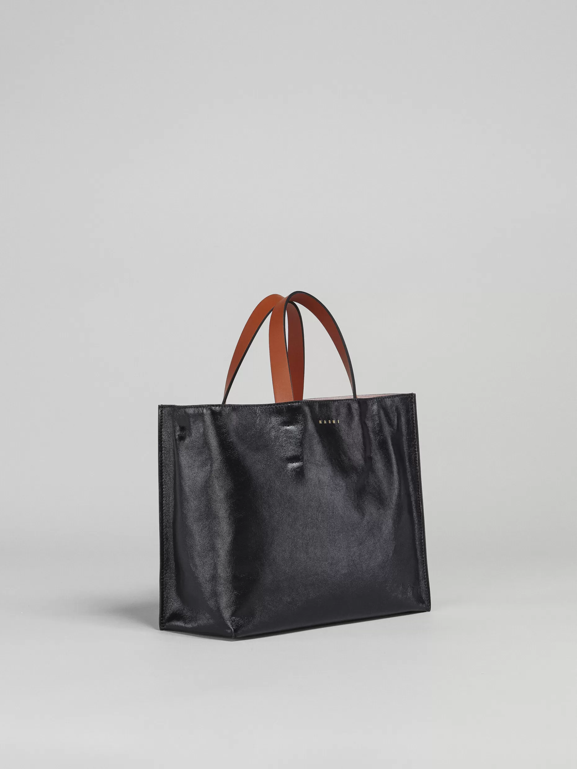 Women Marni Museo Soft Small Bag In Black Green And Orange Leather
