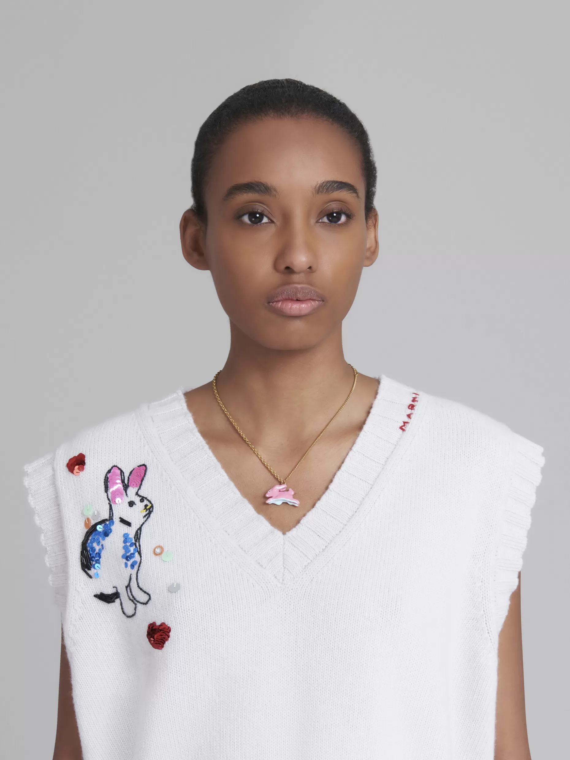 Women Marni Necklace With Rabbit Pendant