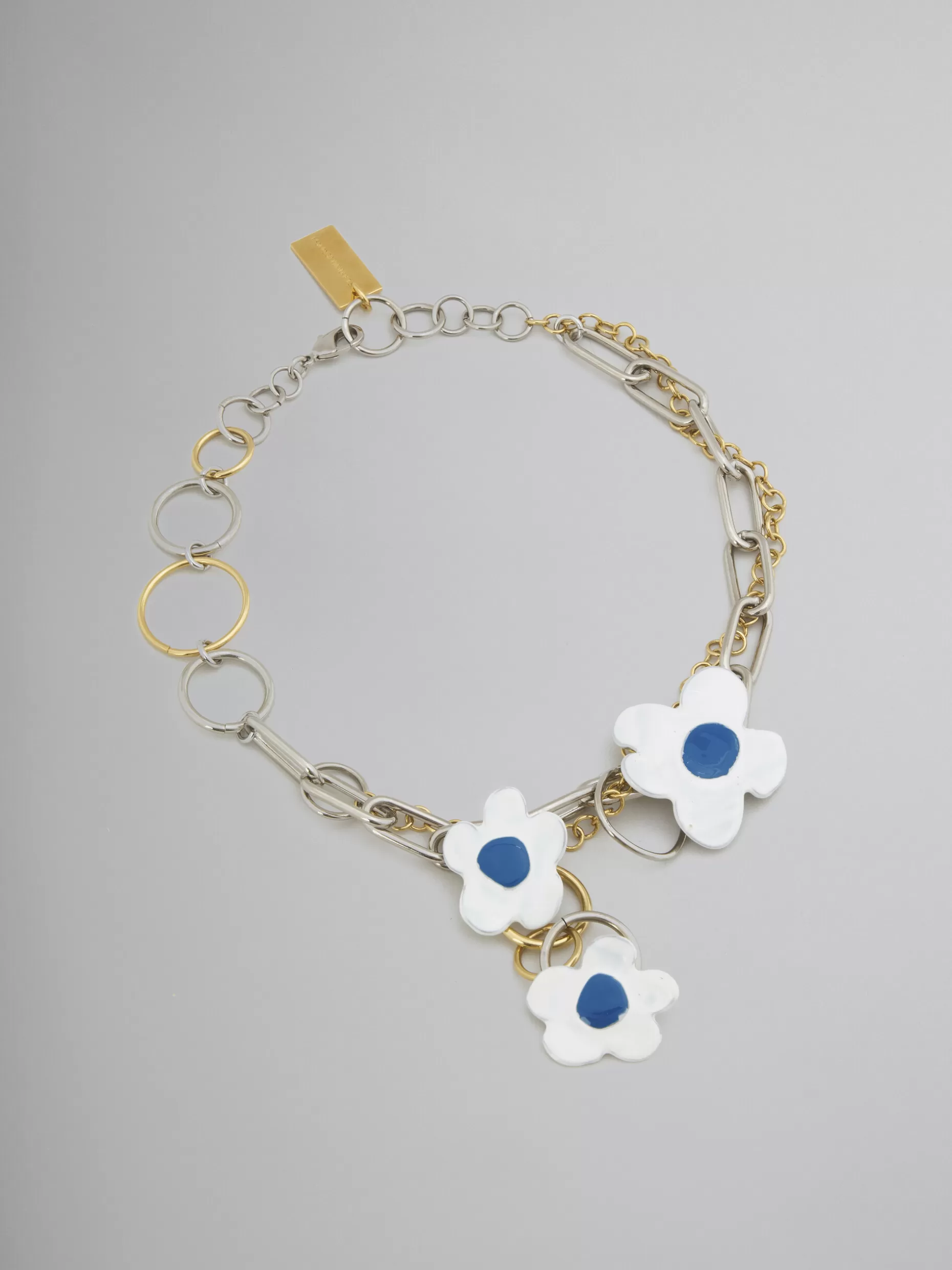 Women Marni Necklace With White Flowers