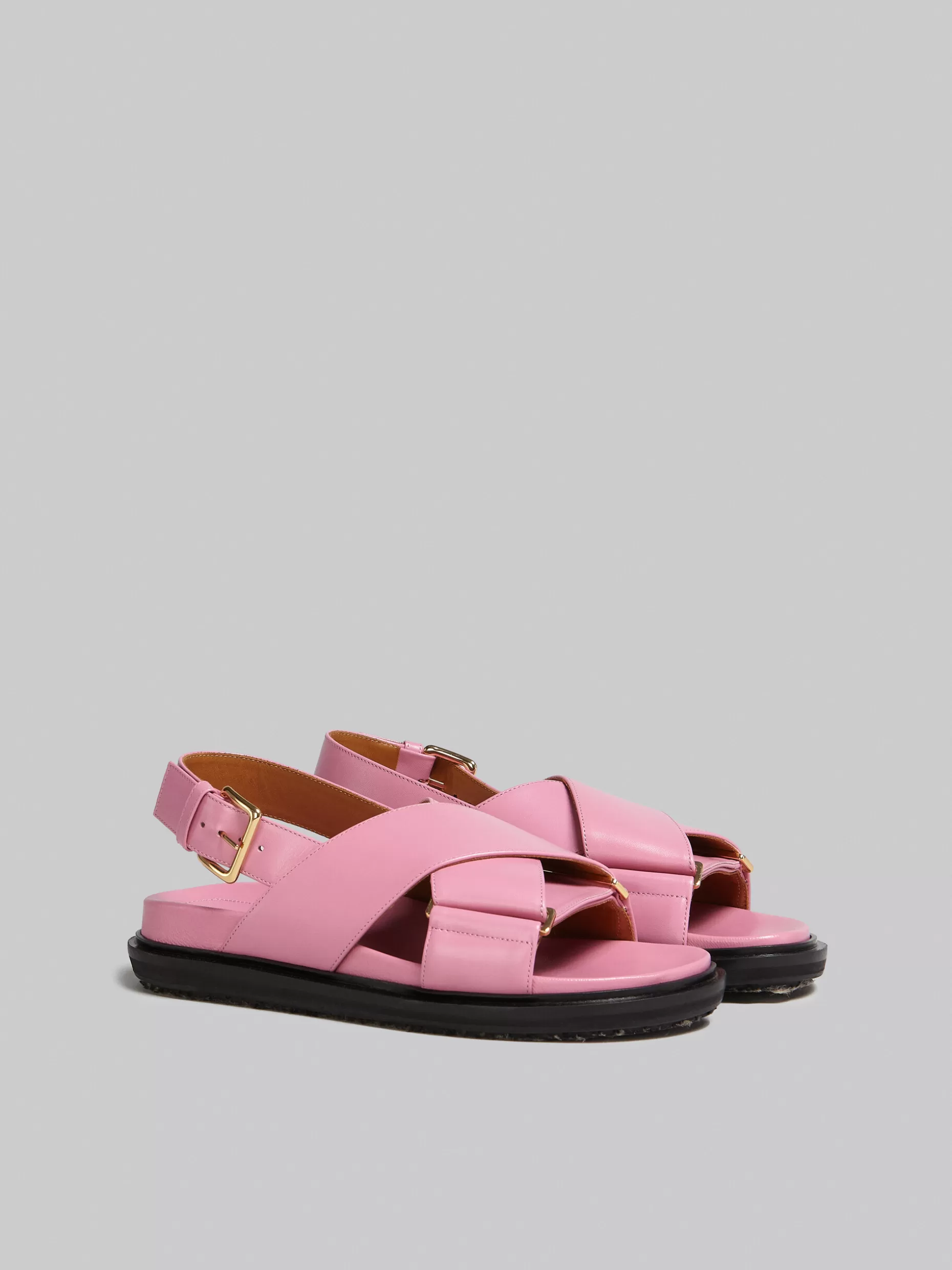 Women Marni Pink Leather Fussbett