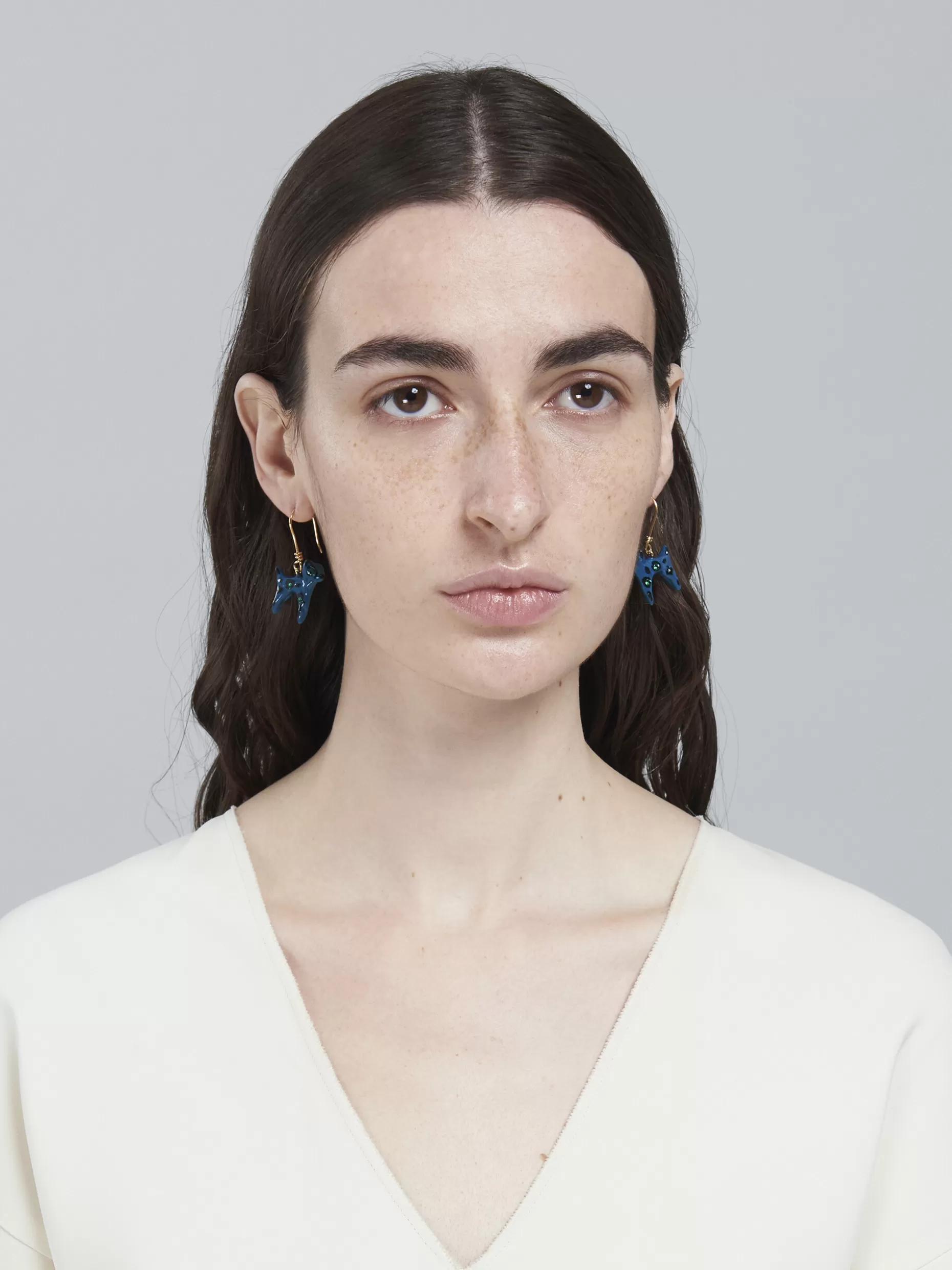 Women Marni Playful Blue Earrings