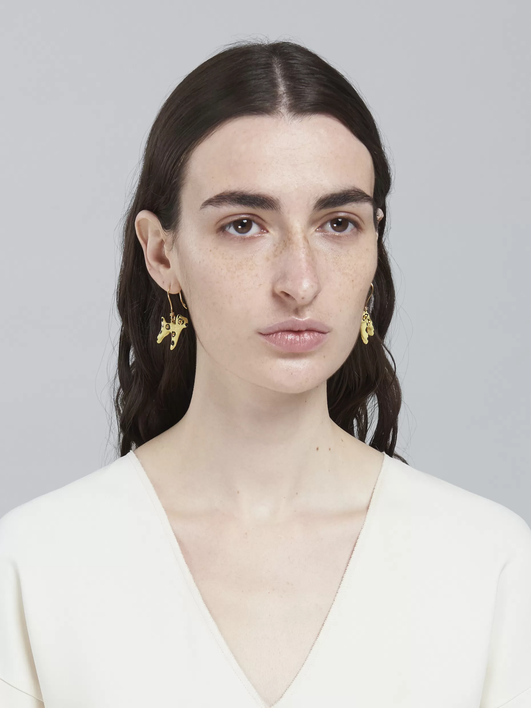 Women Marni Playful Yellow Earrings