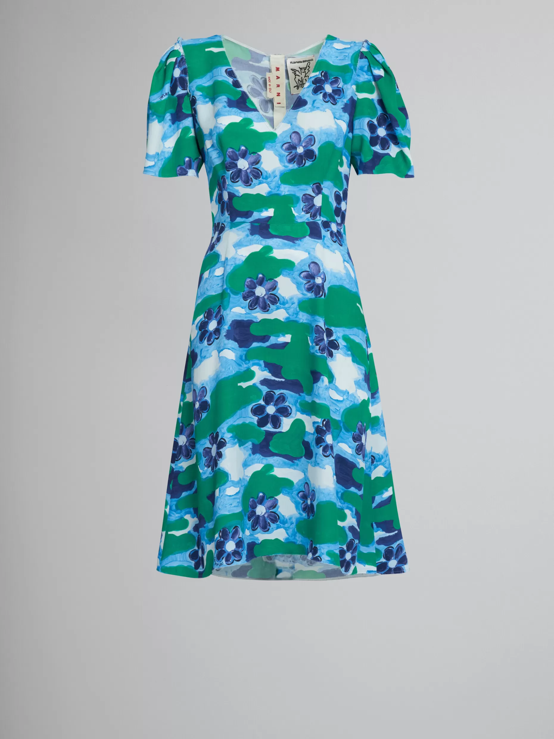 Women Marni Printed Cady Dress