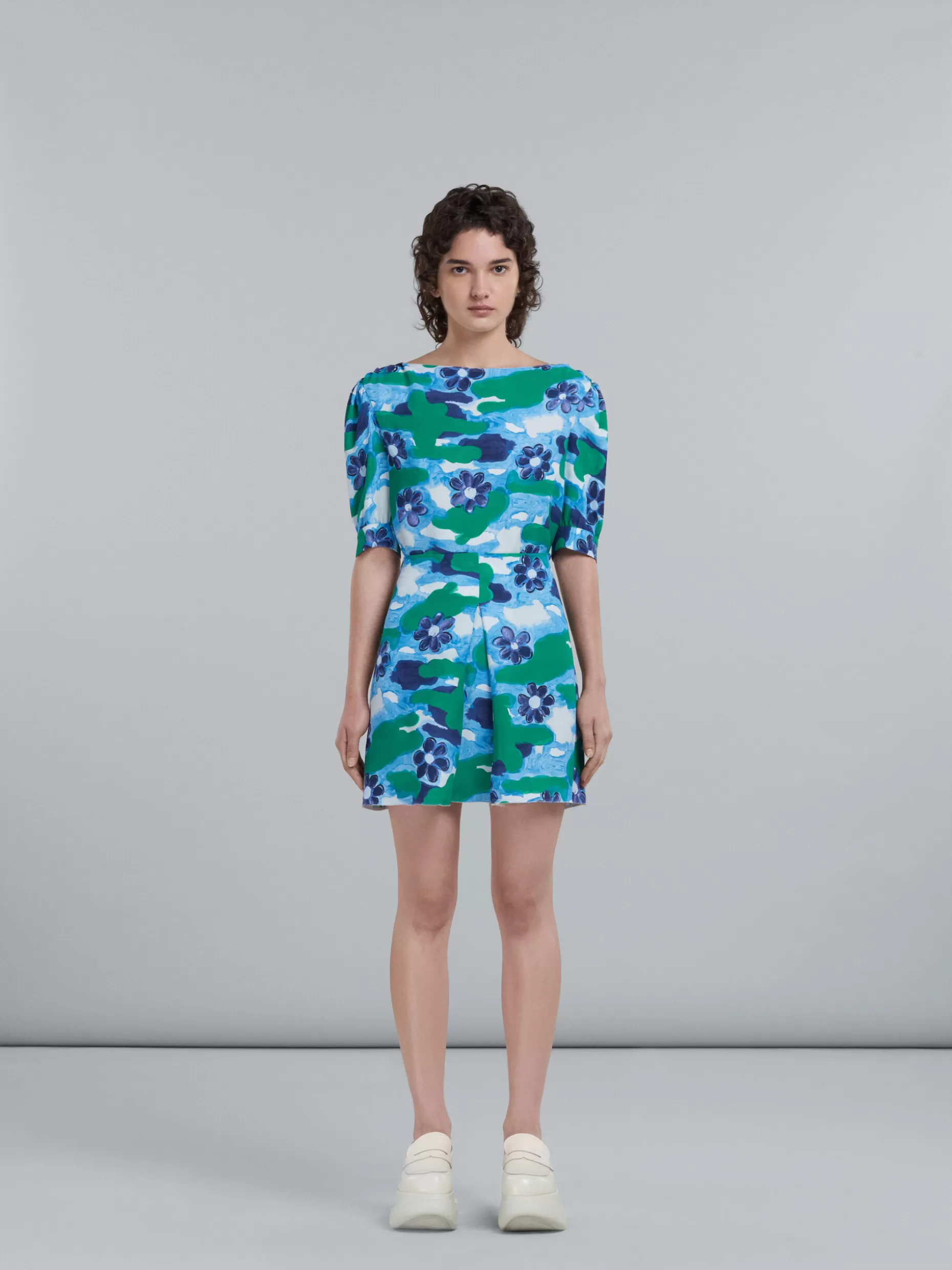 Women Marni Printed Cady Mini Skirt