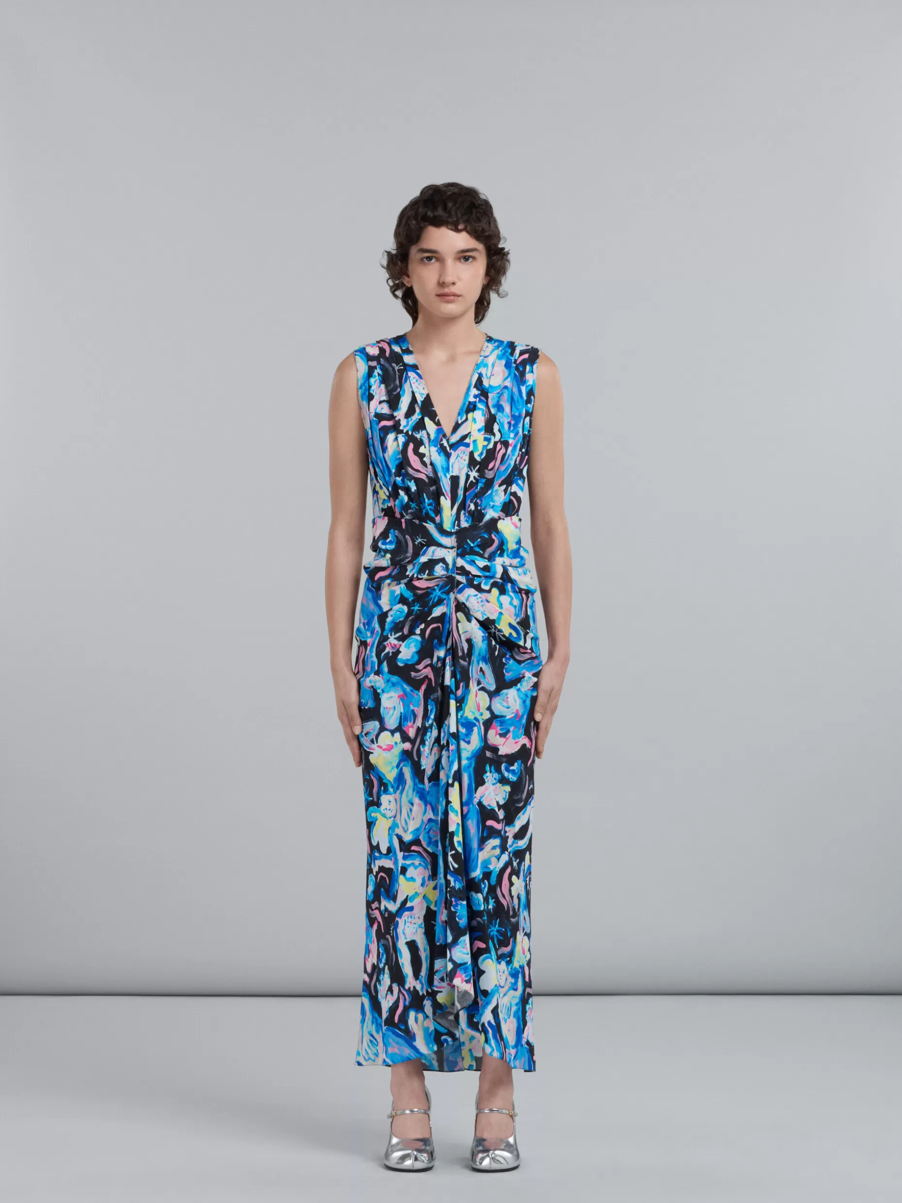 Women Marni Printed Long Dress