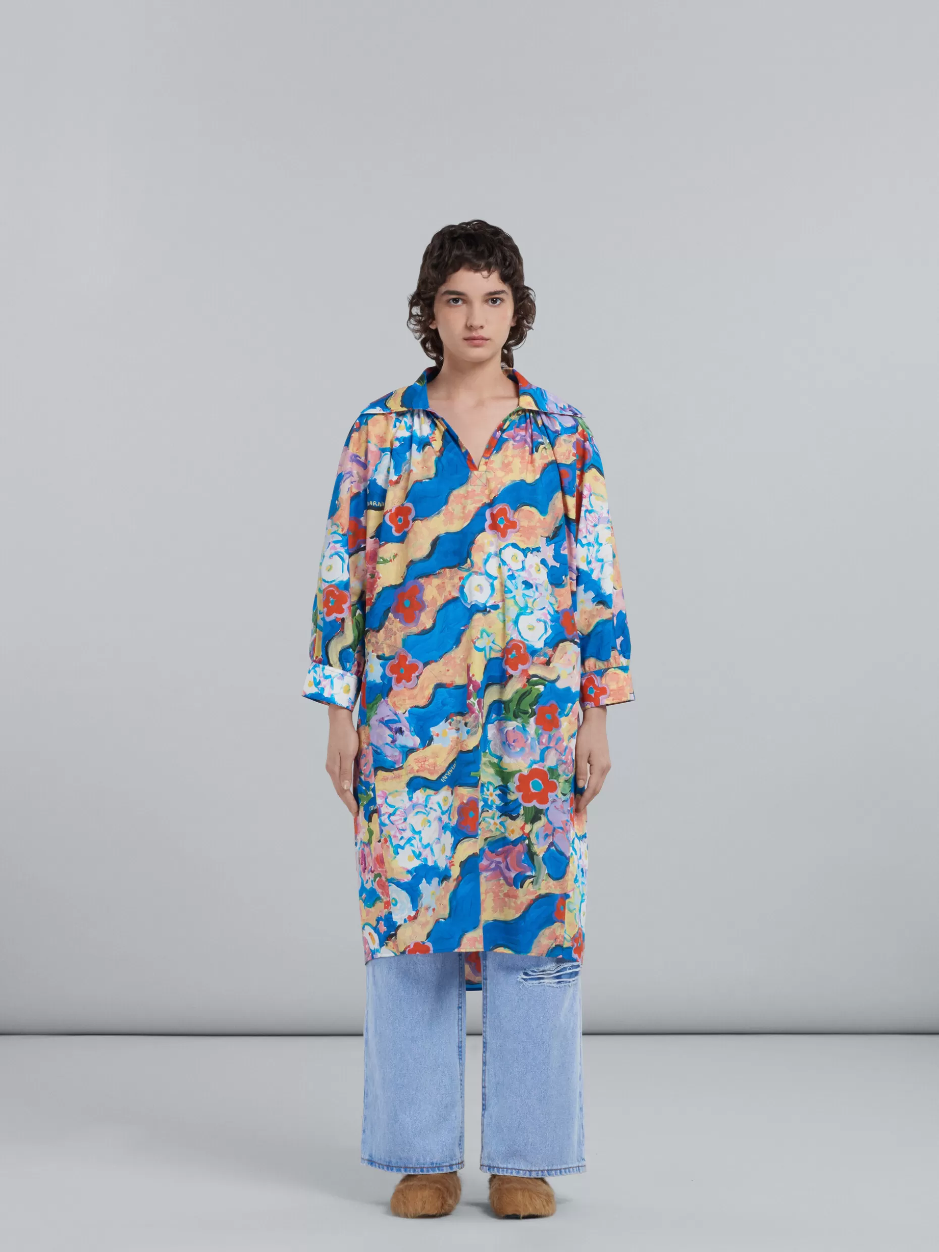 Women Marni Printed Poplin Dress