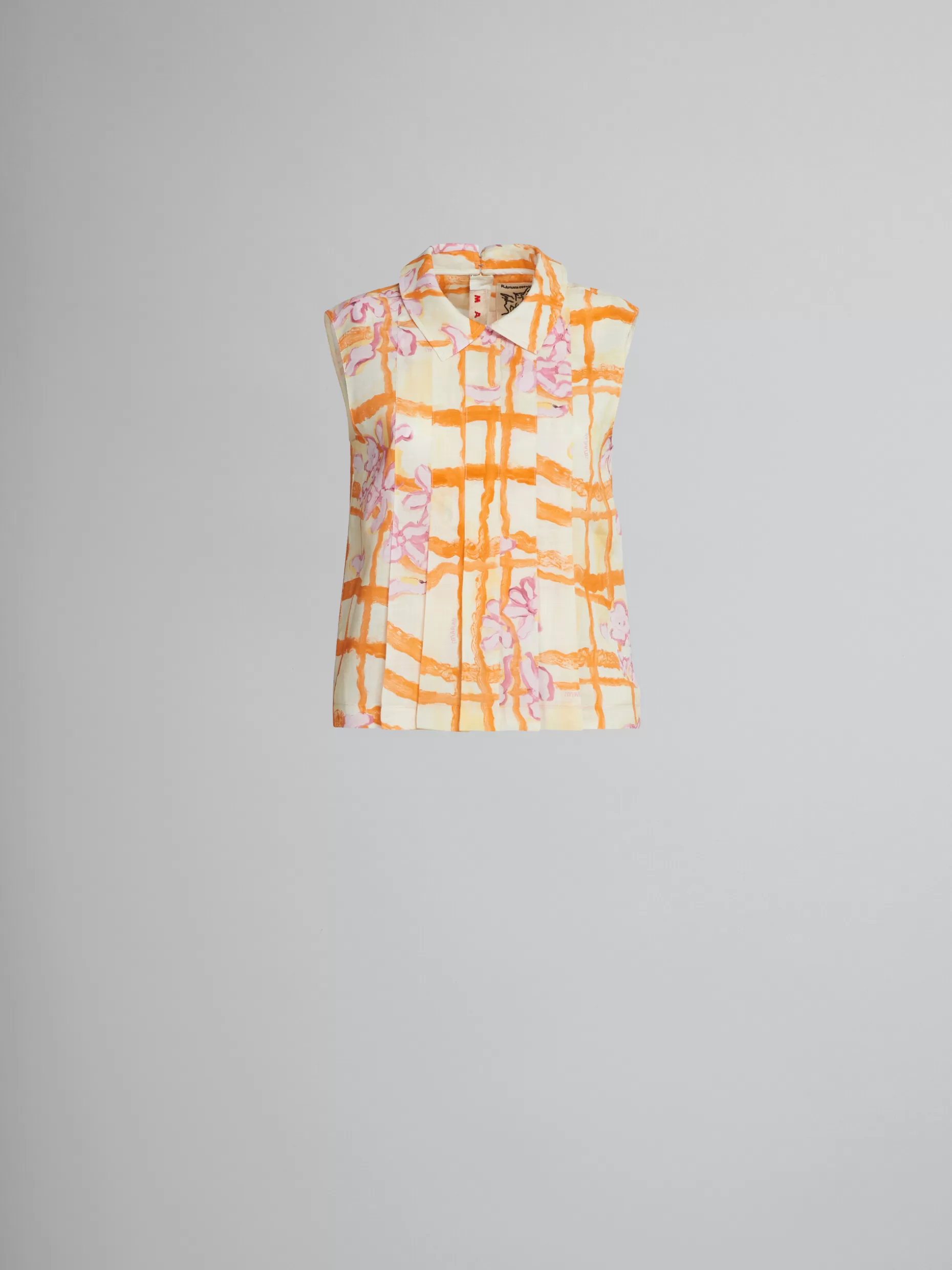 Women Marni Printed Ramié Top