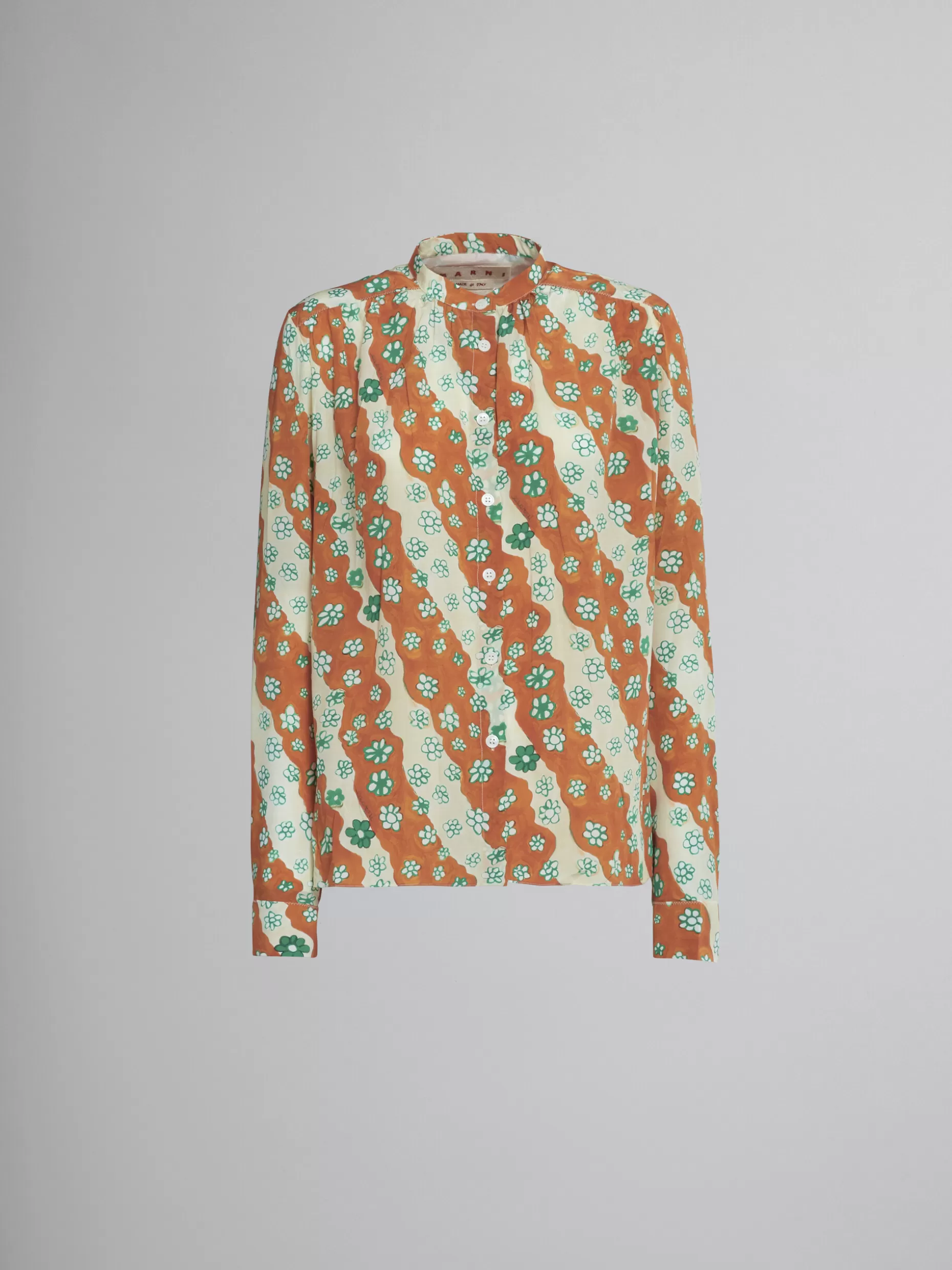 Women Marni Printed Silk Blouse