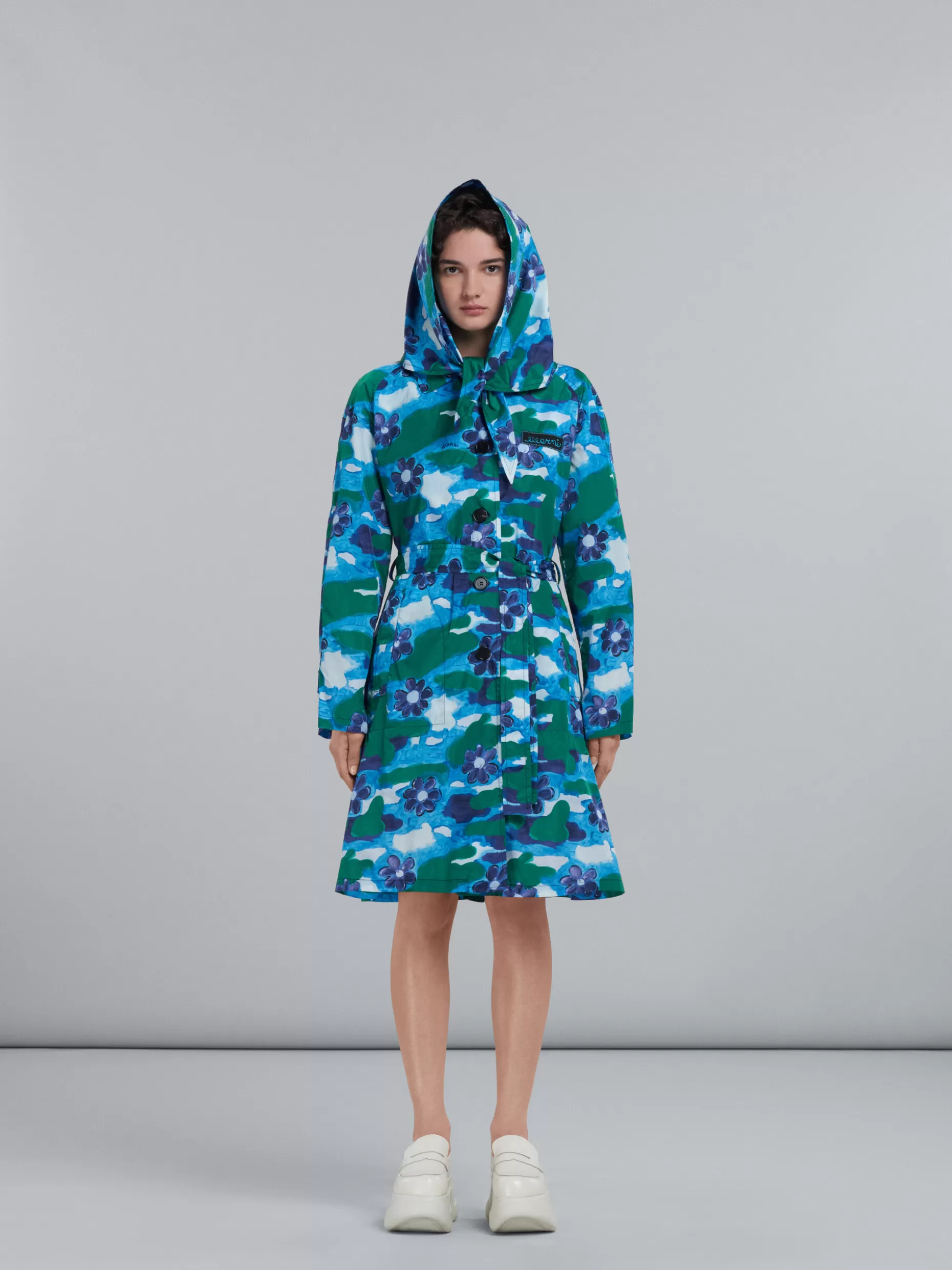 Women Marni Printed Trench Coat