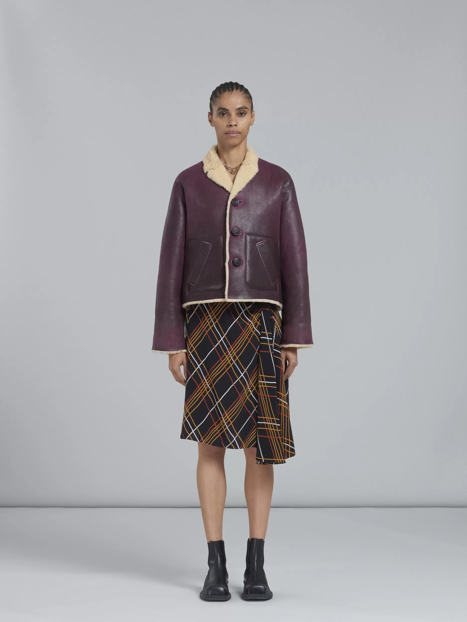 Women Marni Reversibleshearling Jacket