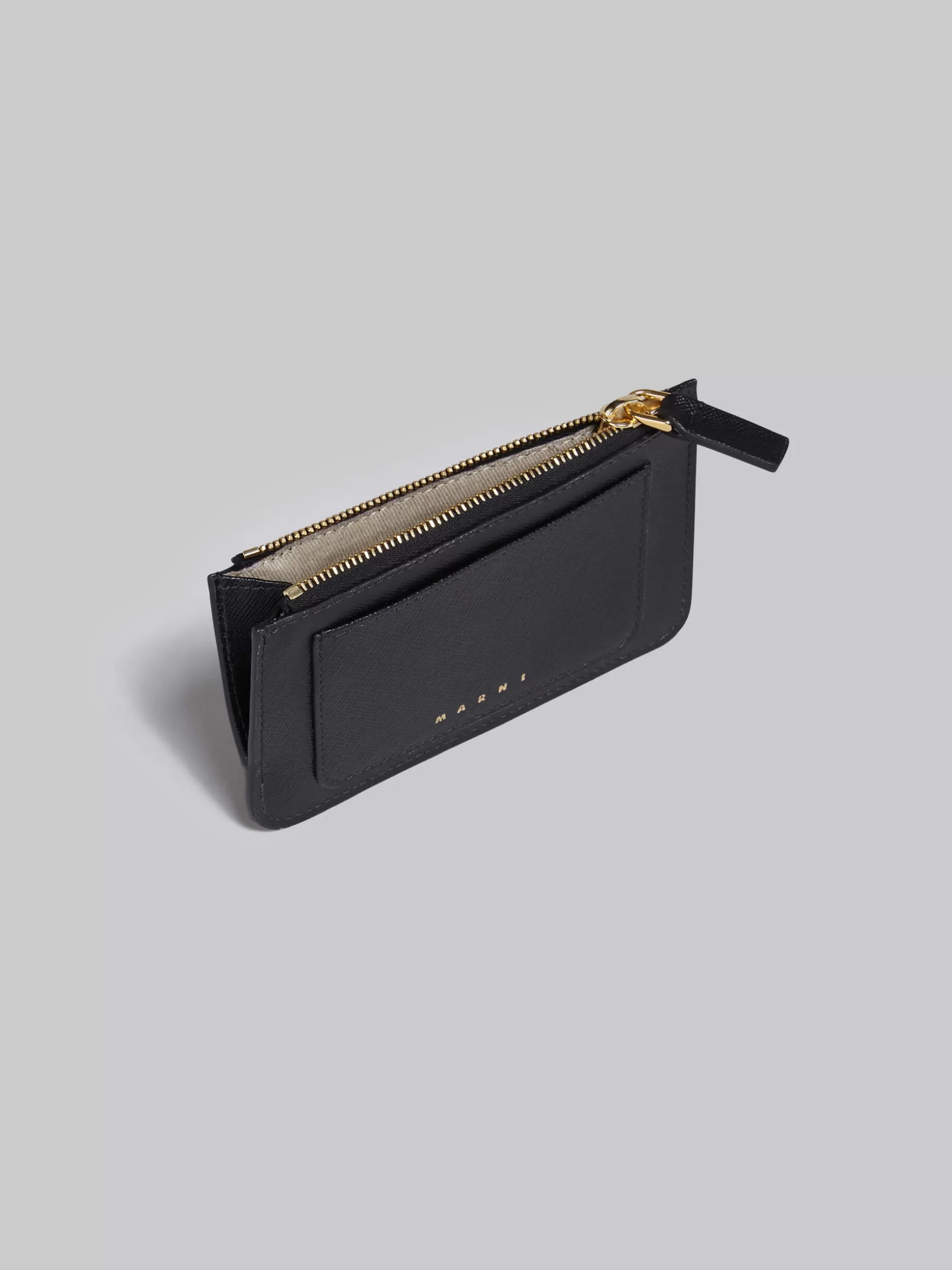 Women Marni Saffiano Leather Card Case