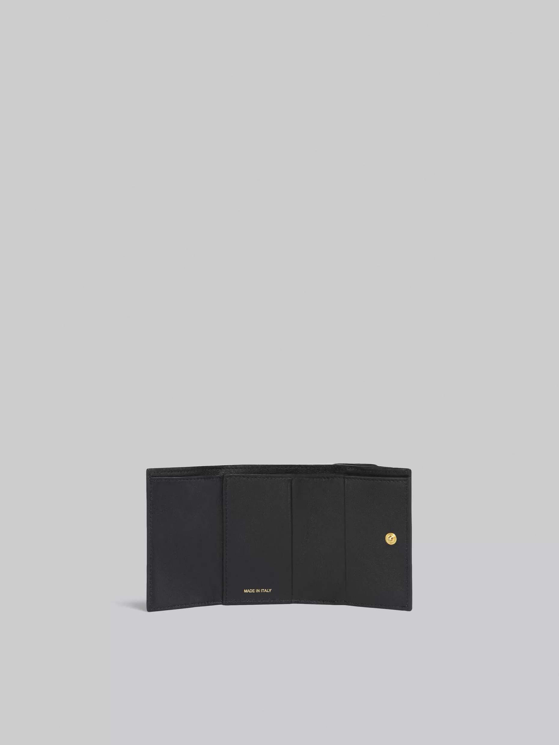 Women Marni Saffiano Leather Tri-Fold Wallet