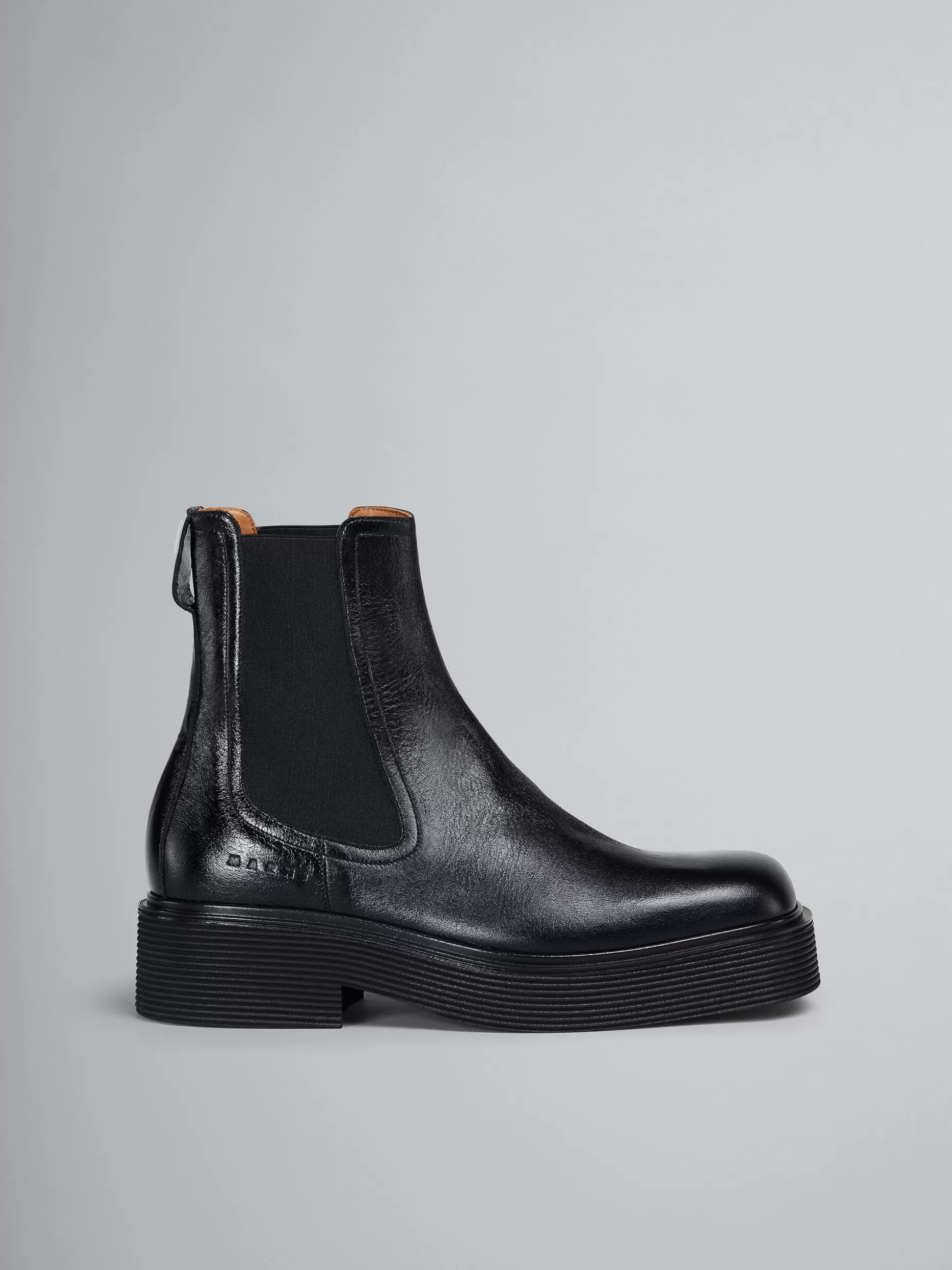 Women Marni Shiny Leather Chelsea Boot