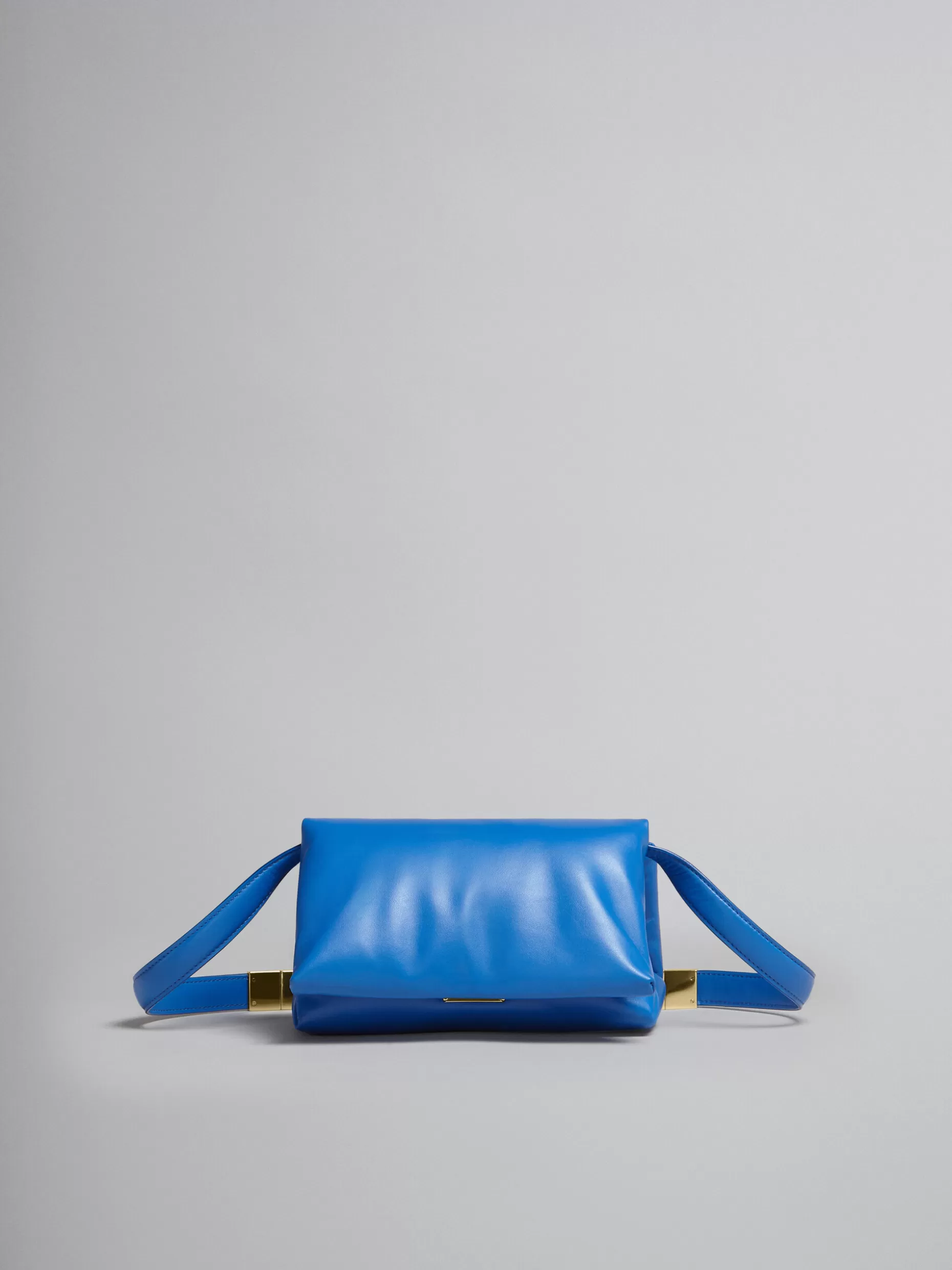 Women Marni Small Blue Calsfkin Prisma Bag