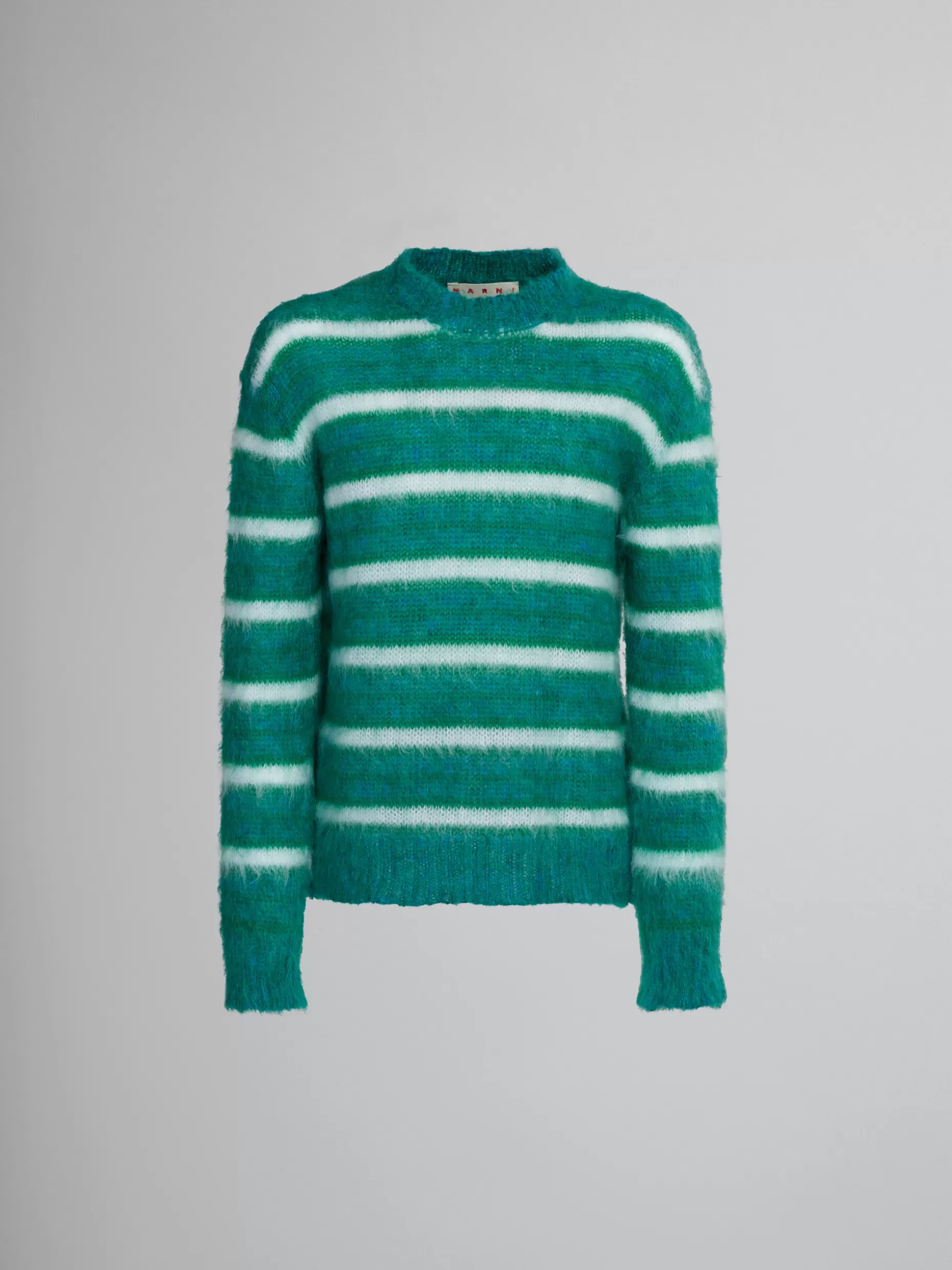 Men Marni Striped Mohair Sweater