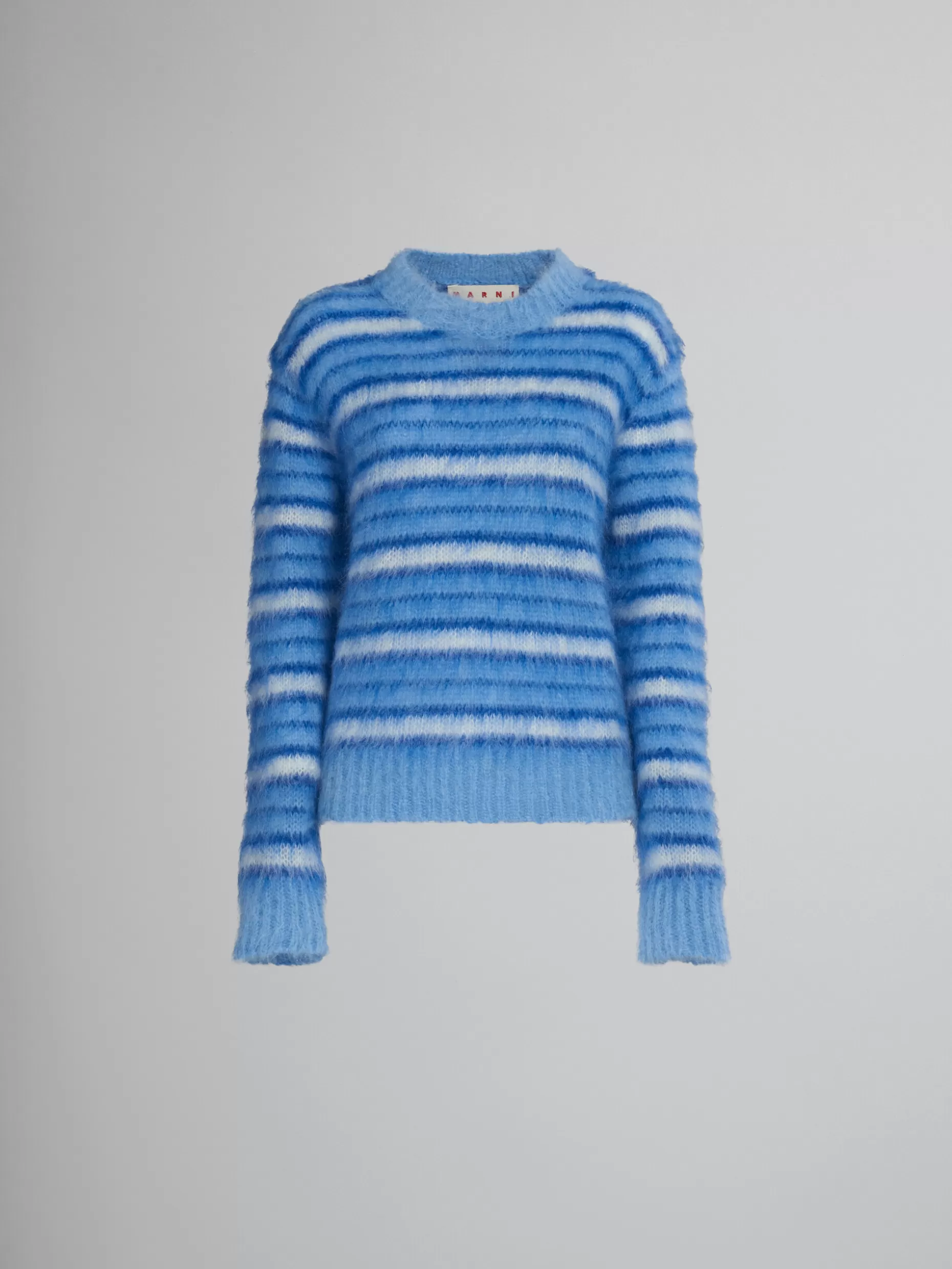 Women Marni Stripes Mohair And Wool Sweater