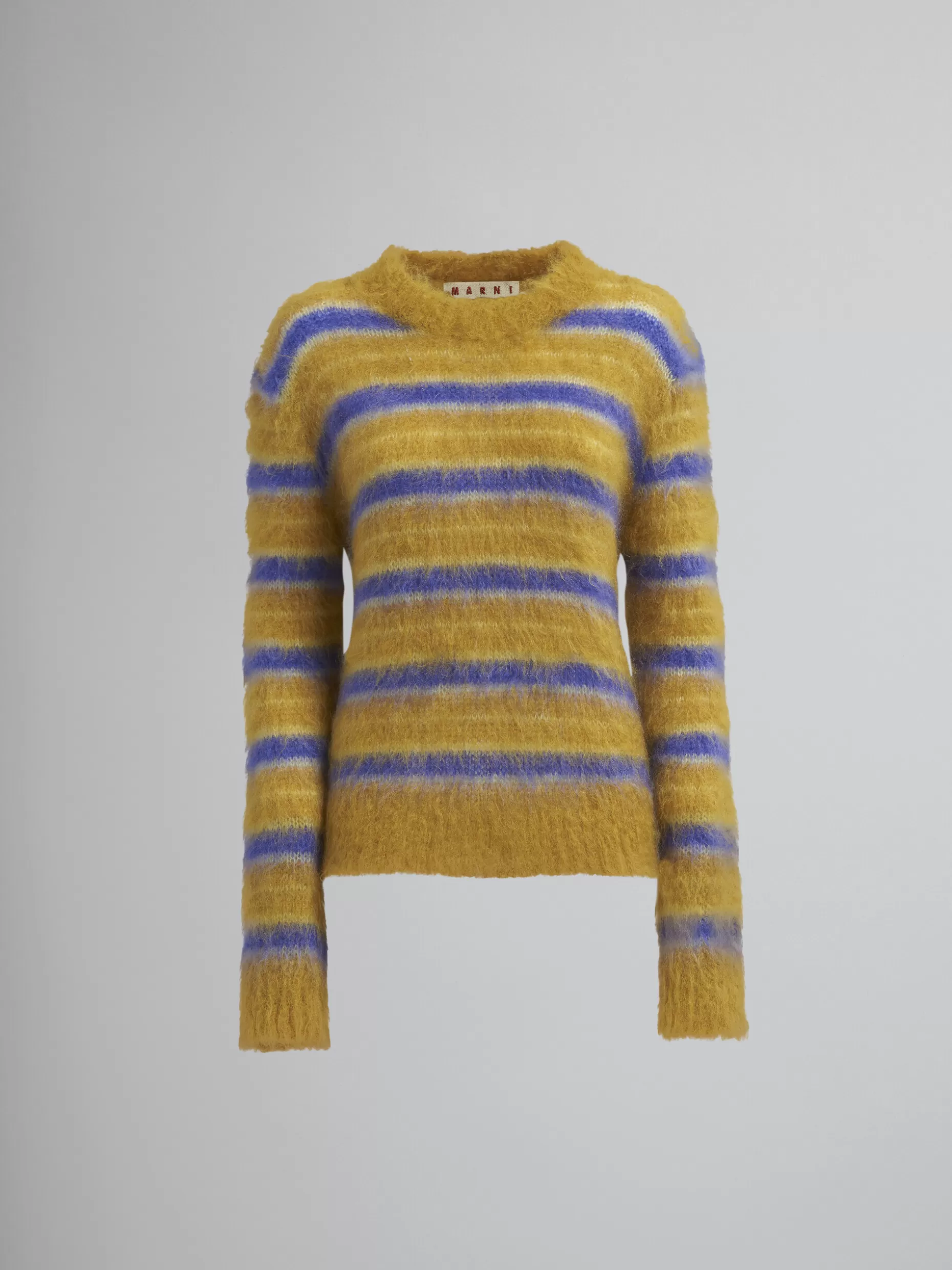 Women Marni Stripes Mohair And Wool Sweater