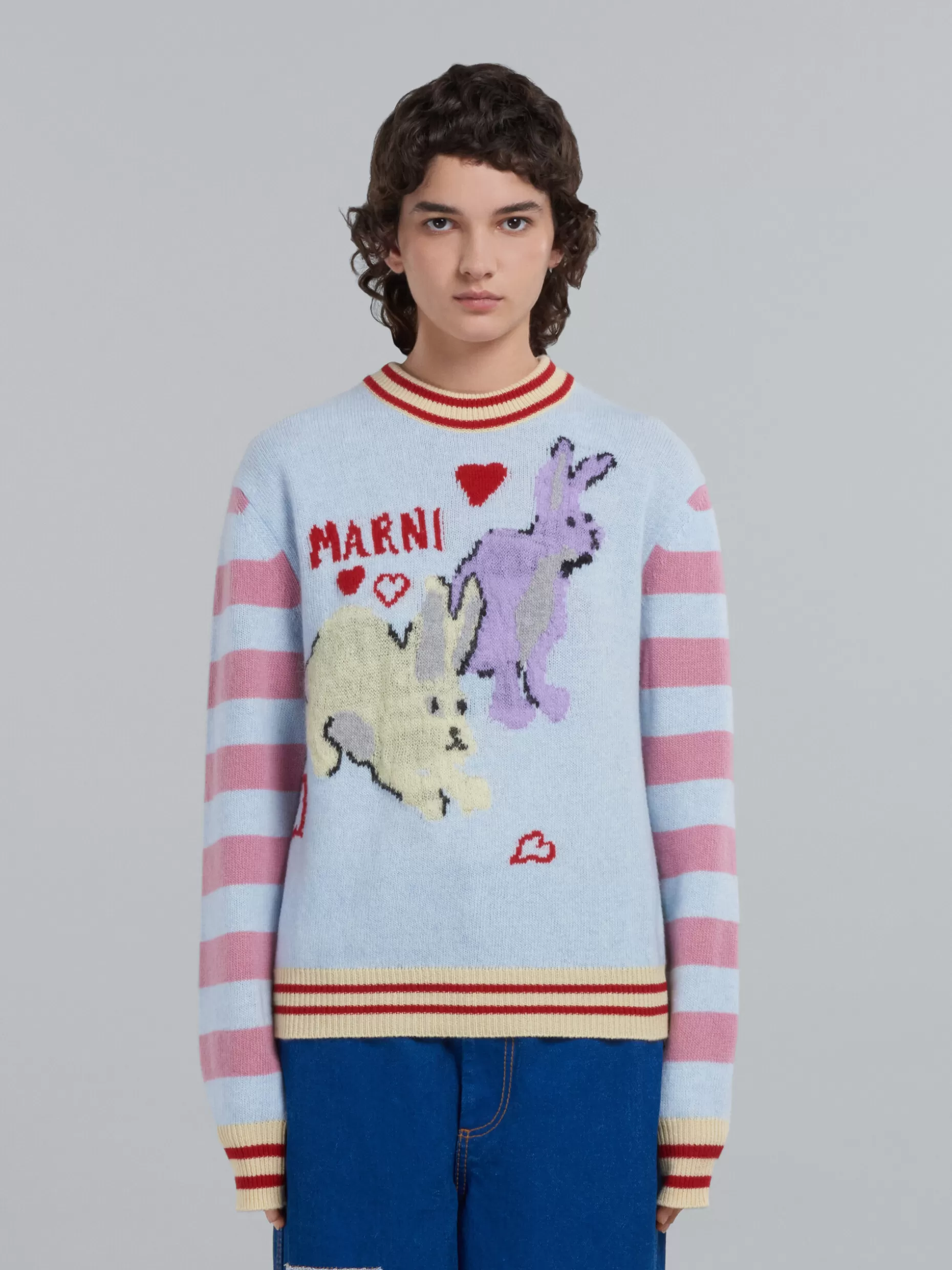 Women Marni Sweater With Multicolour Inlay