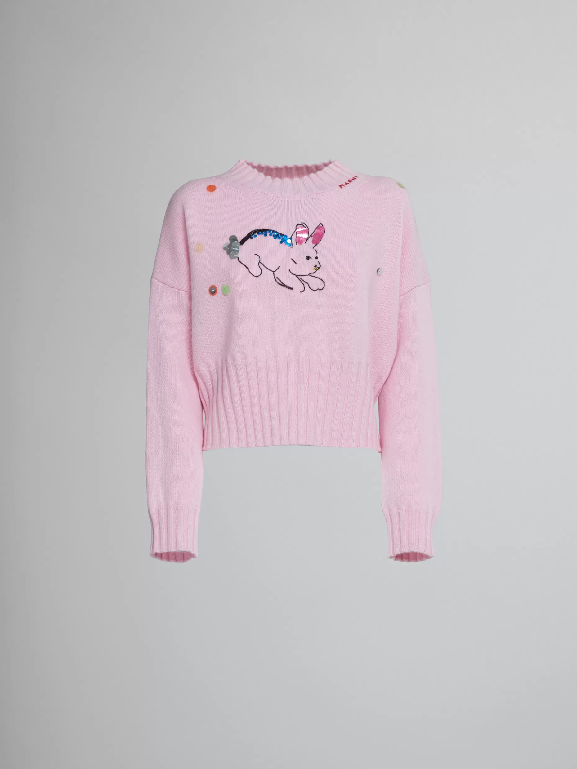 Women Marni Sweater With Rabbit Embroidery